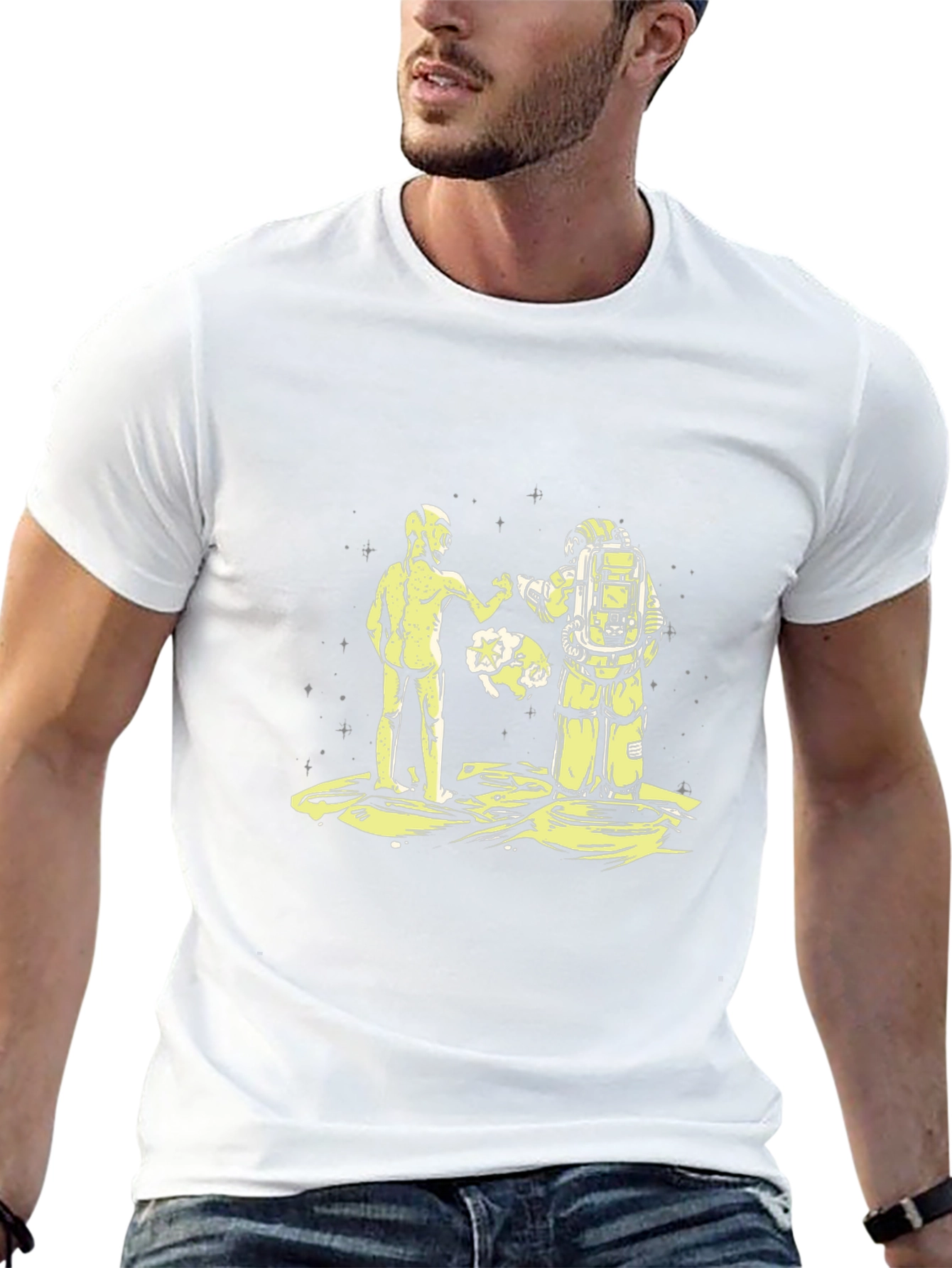 Alien & Astronaut Encounter T-Shirt
