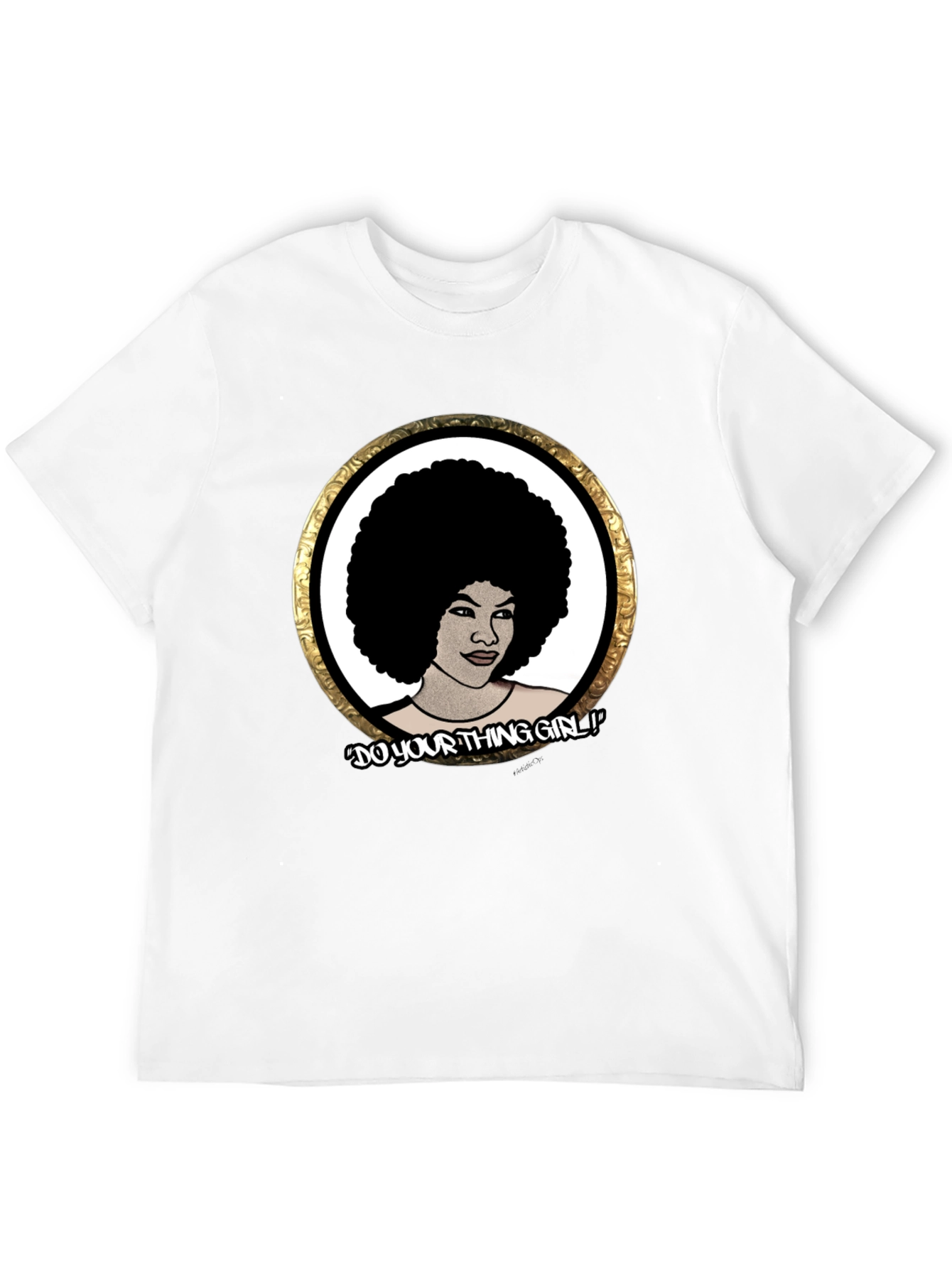 Afro Girl Graphic Tee - Do Your Thing!