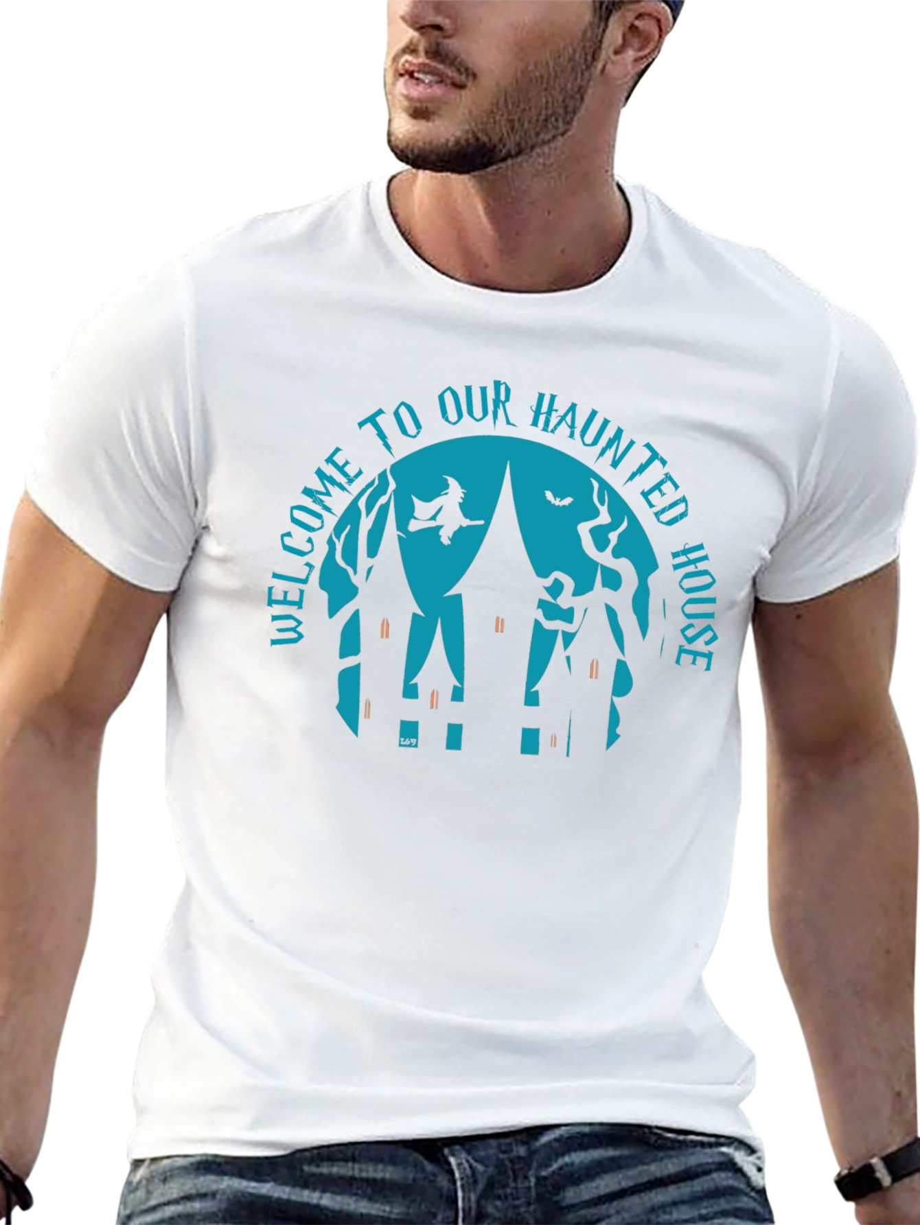 Haunted House Graphic Tee