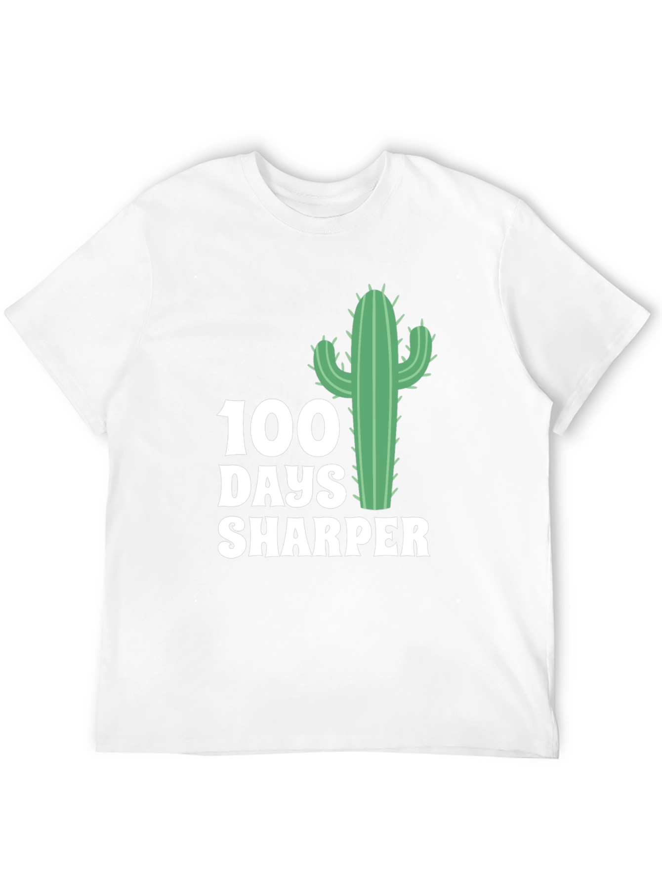 100 Days Sharper Cactus Graphic Tee