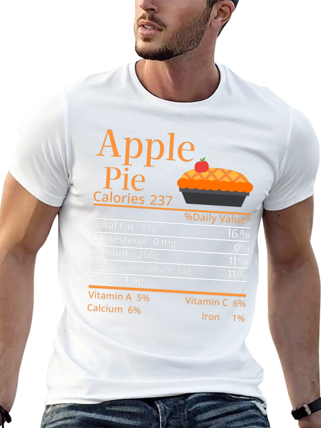 Apple Pie Nutrition Facts T-Shirt