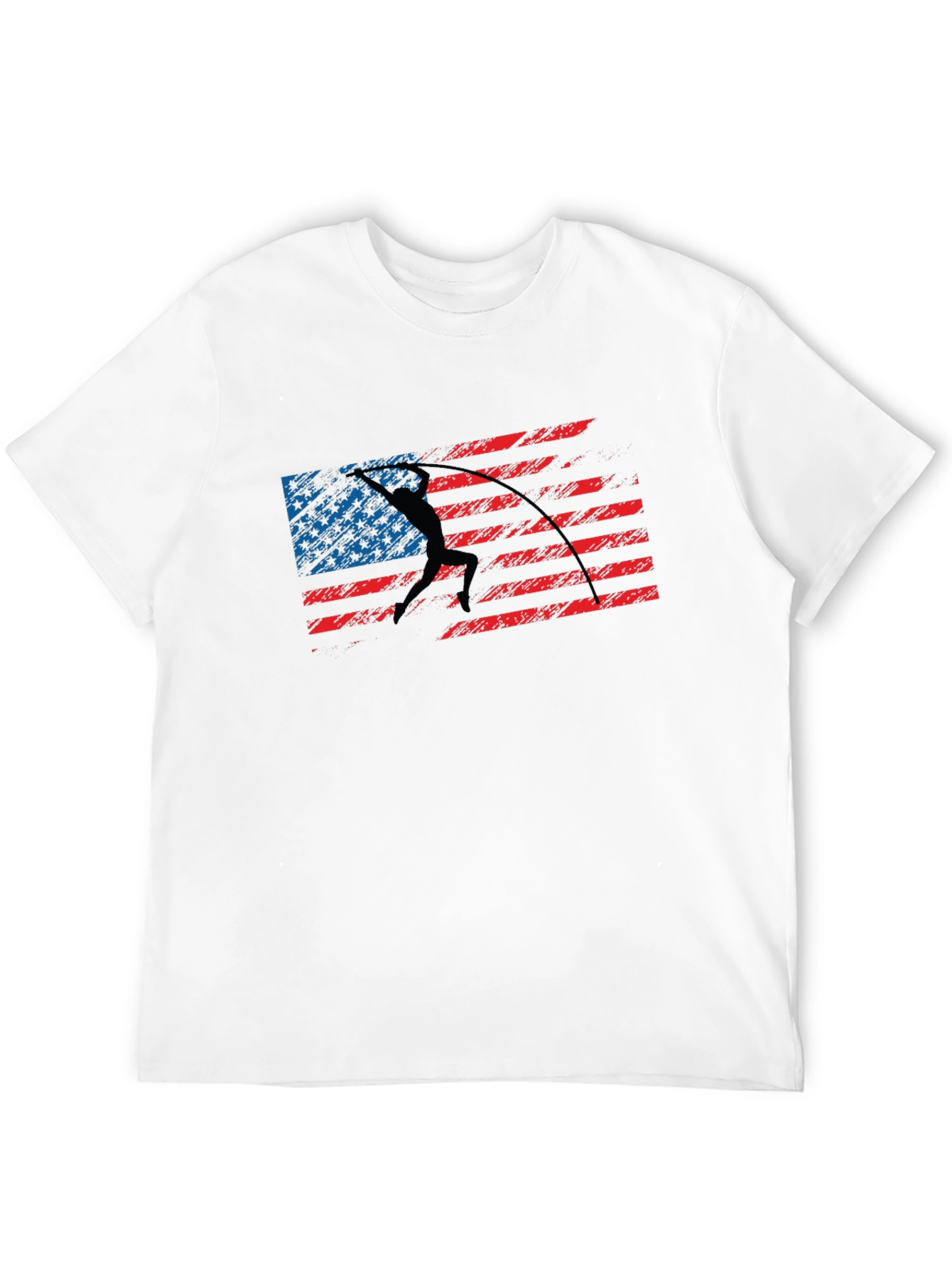 American Flag Pole Vault T-Shirt