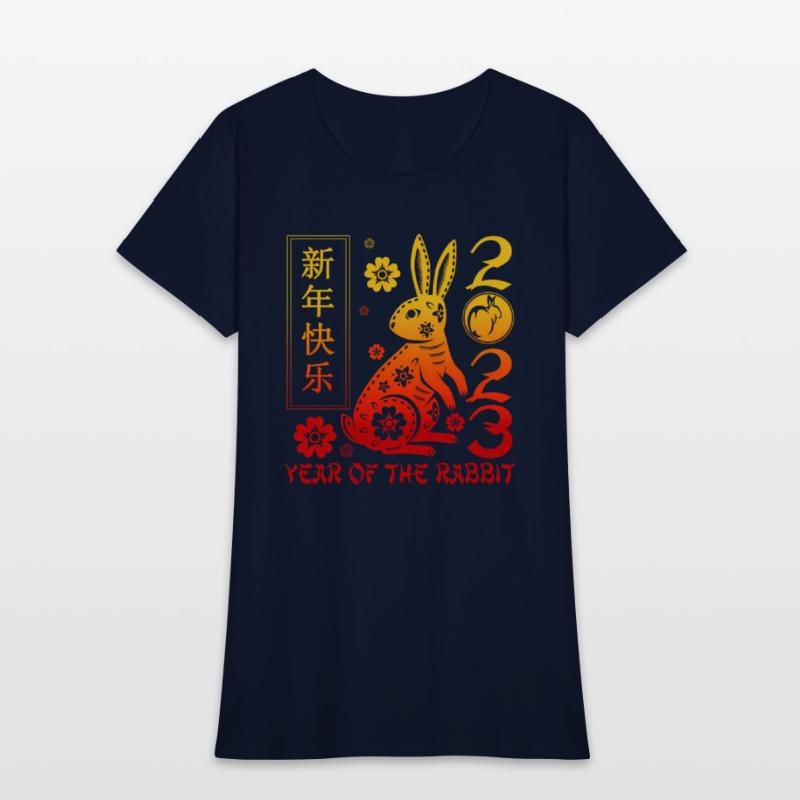 2023 Year Of The Rabbit Zodiac Sign Happy Chinese