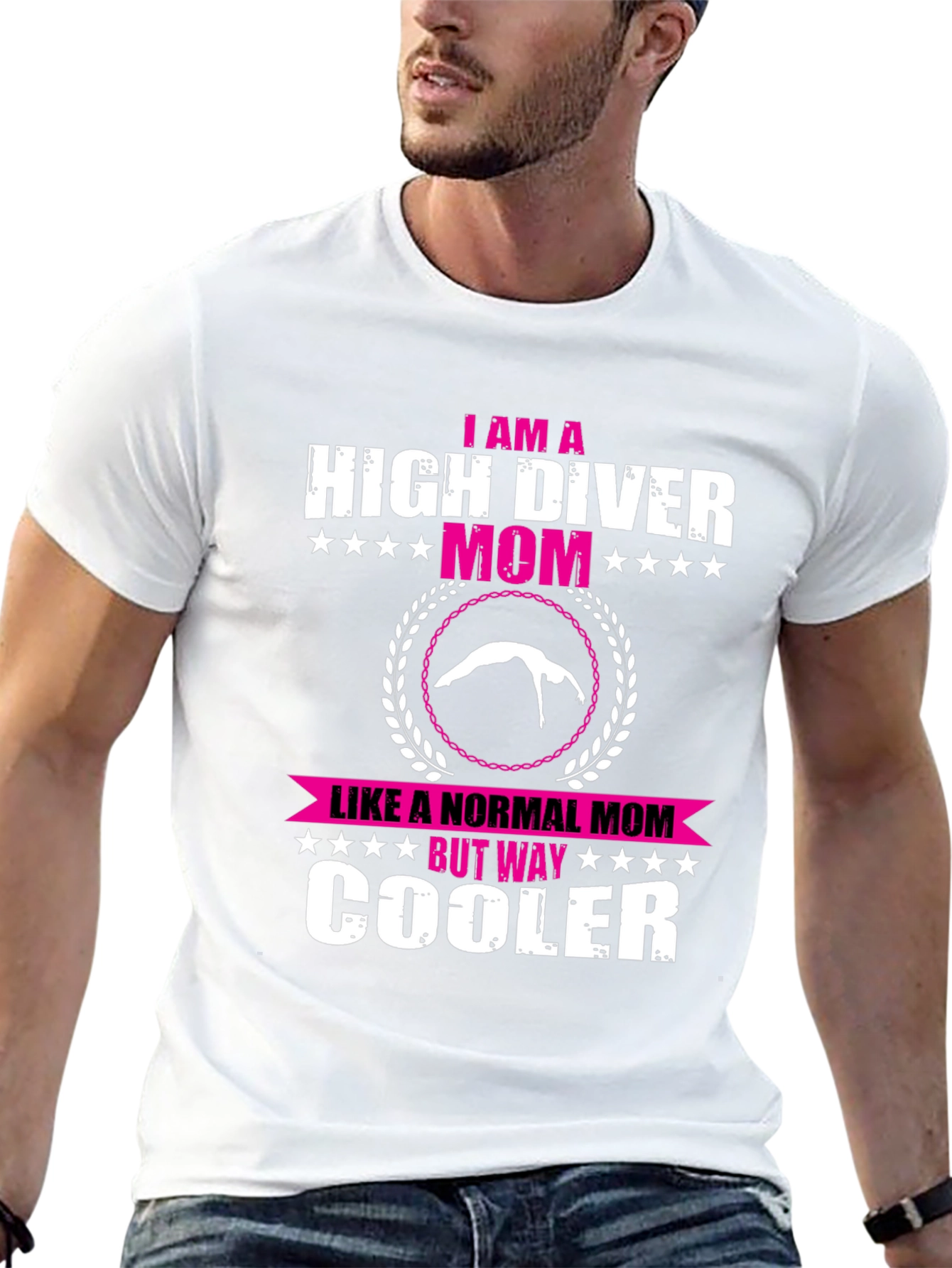 High Diver Mom T-Shirt - Unique Design