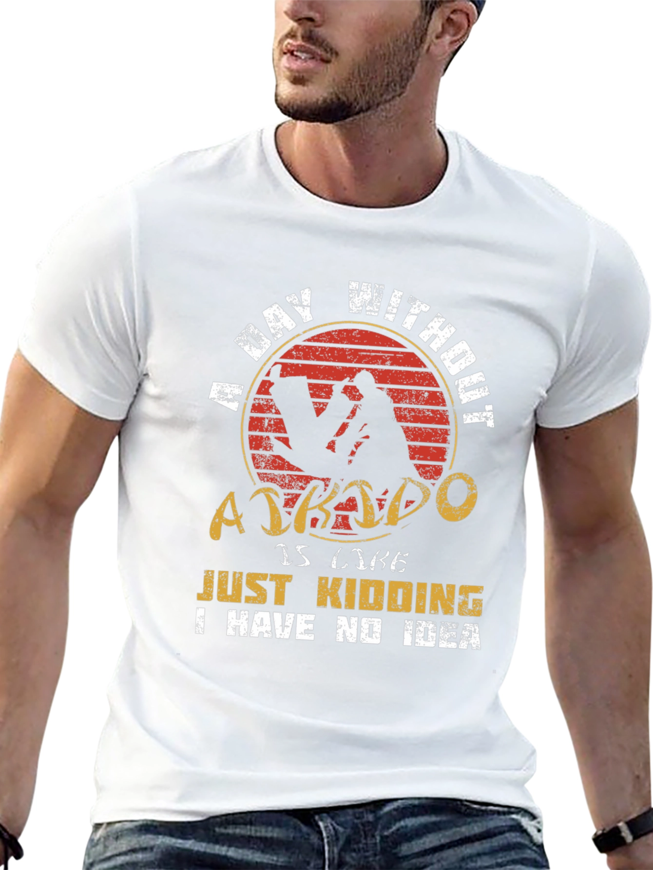 Aikido T-Shirt: A Day Without Aikido Funny Tee
