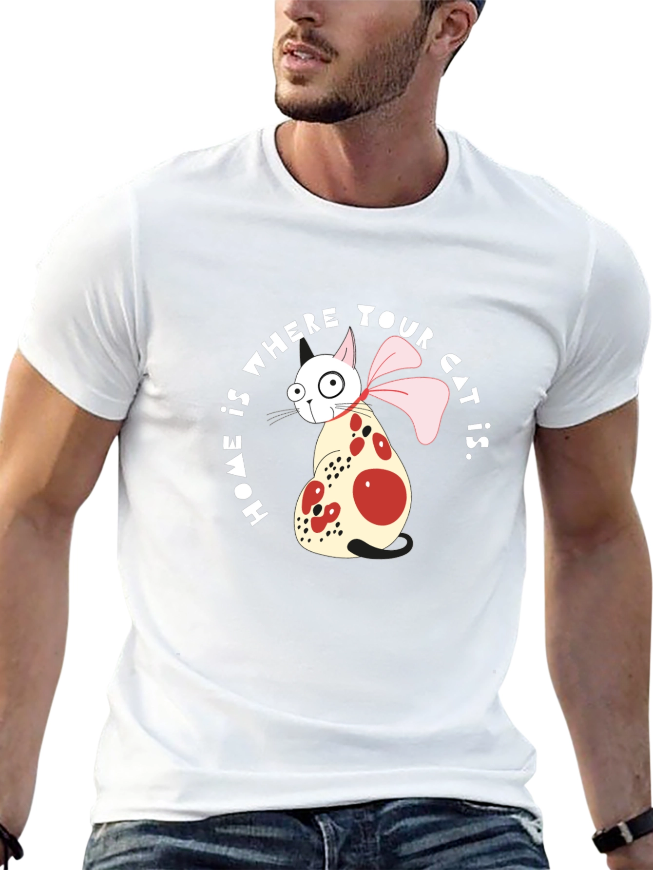 Home is Where Your Cat Is T-Shirt