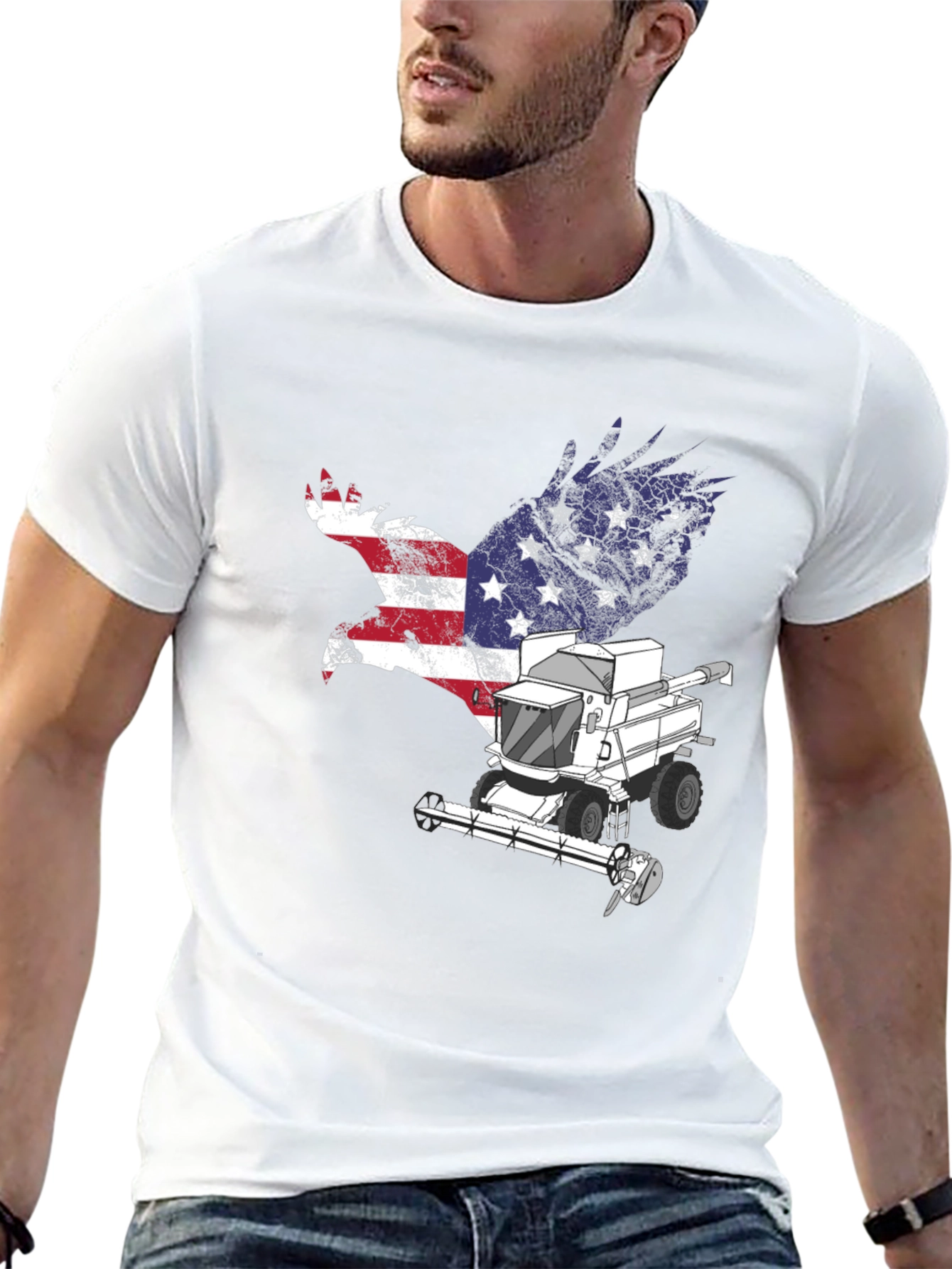 American Eagle Farmer Combine T-Shirt