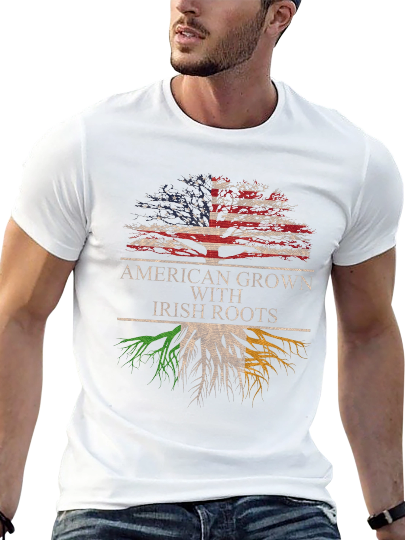 American Grown Irish Roots T-Shirt