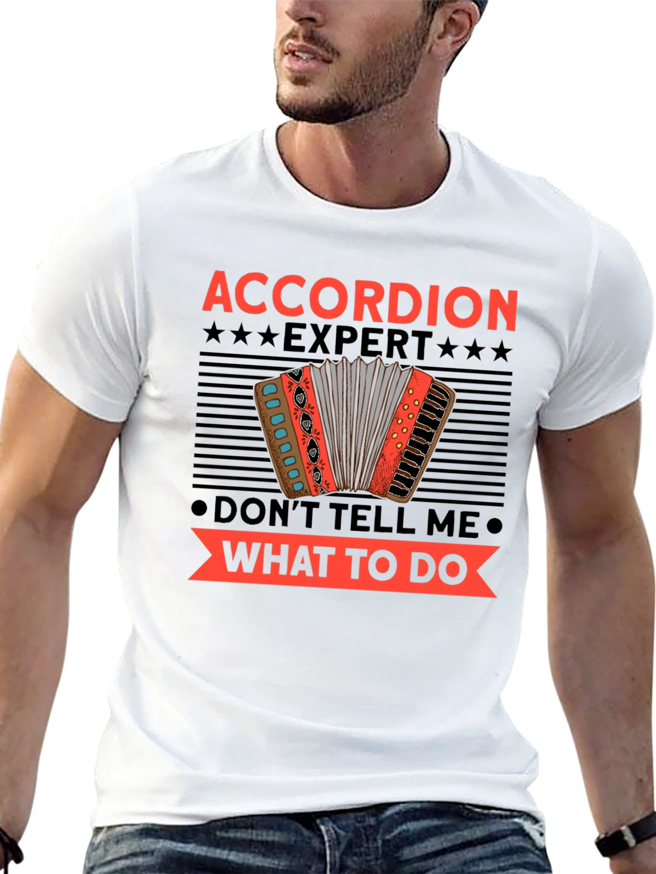 Accordion Expert Funny T-Shirt