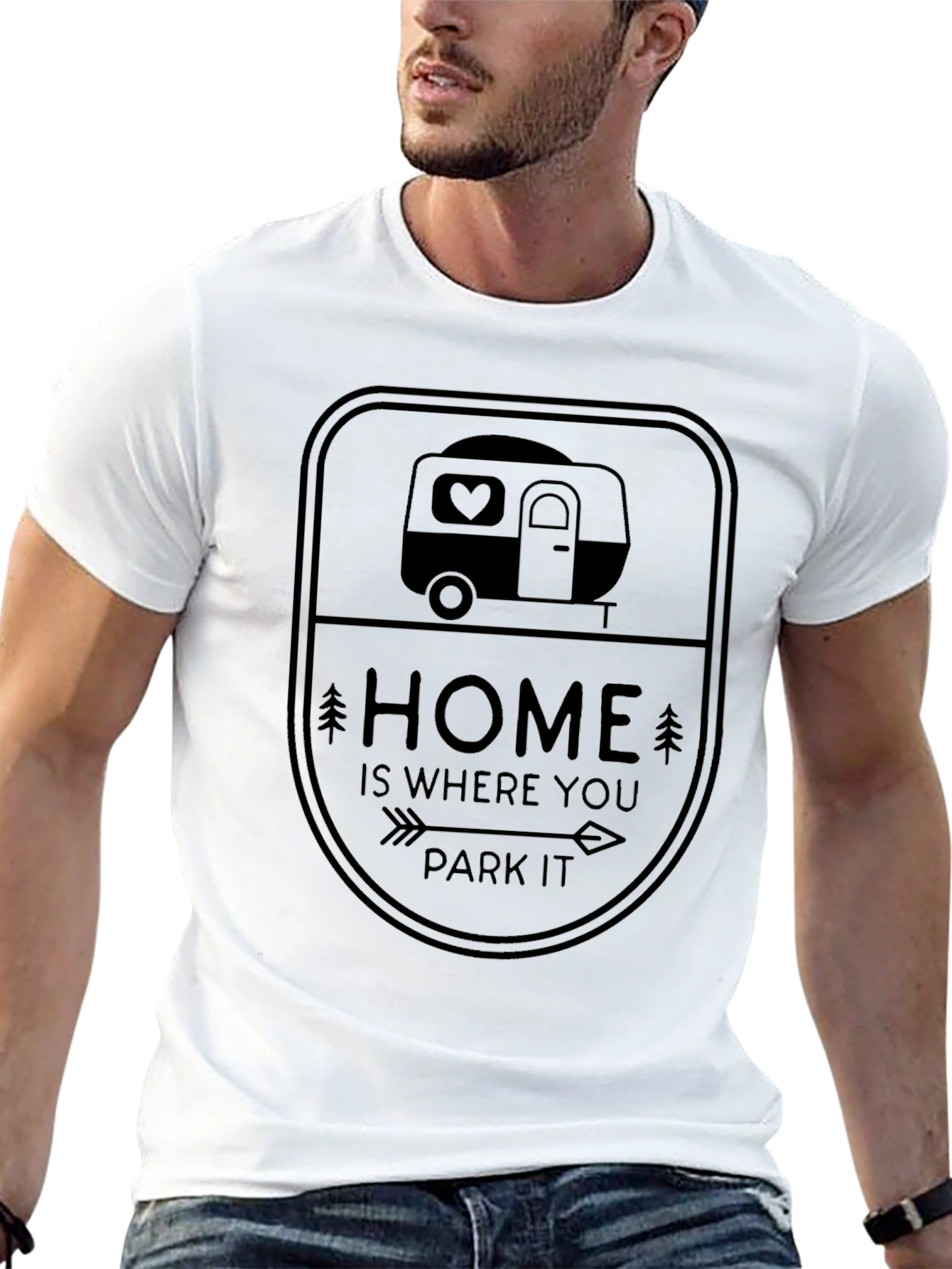 Home Is Where You Park It Camper Tee