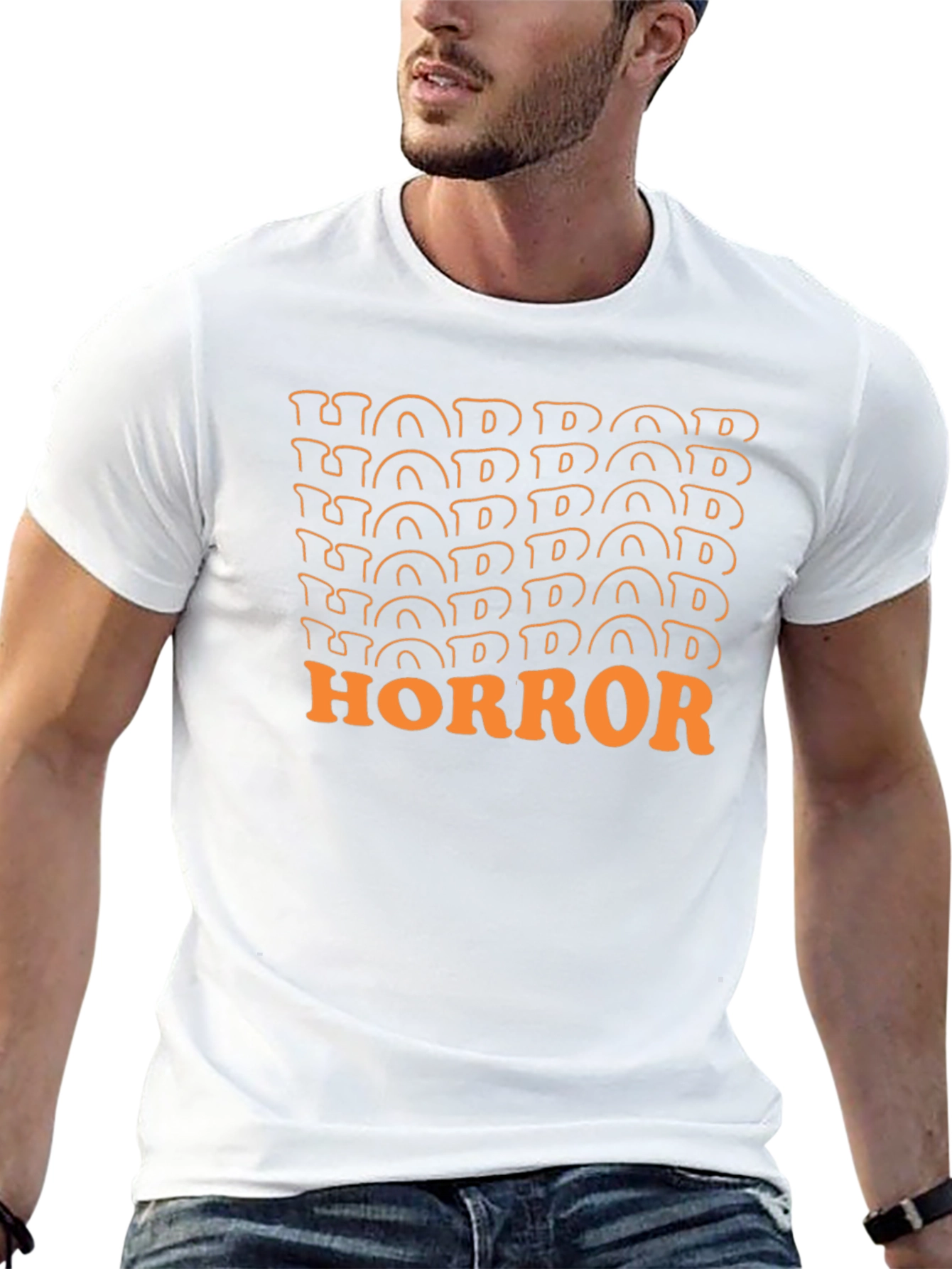 Hooded Horror T-Shirt - Graphic Tee