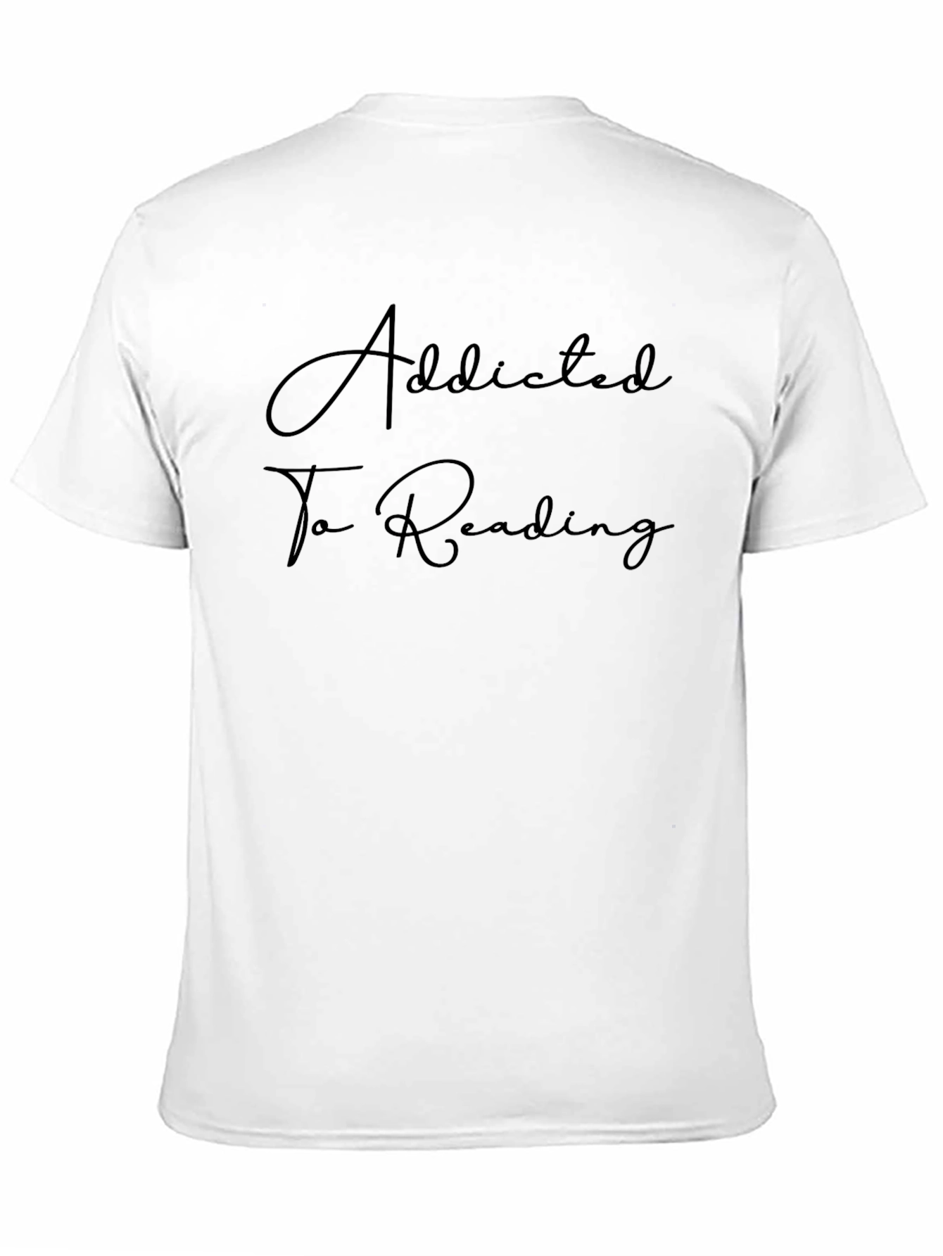 Addicted To Reading Black T-Shirt