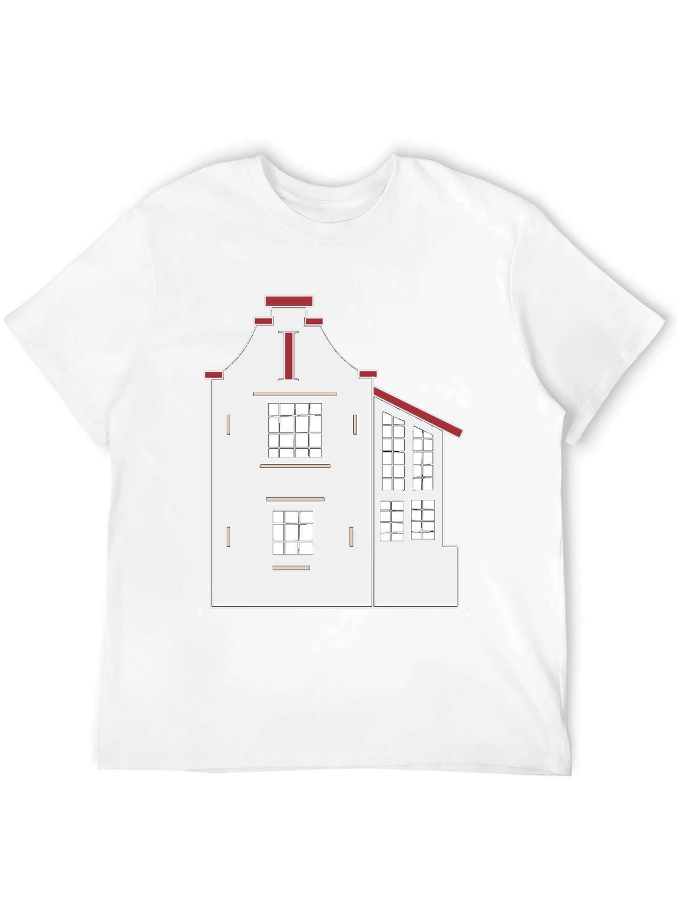 Amsterdam House T-Shirt - Unique Architecture Tee