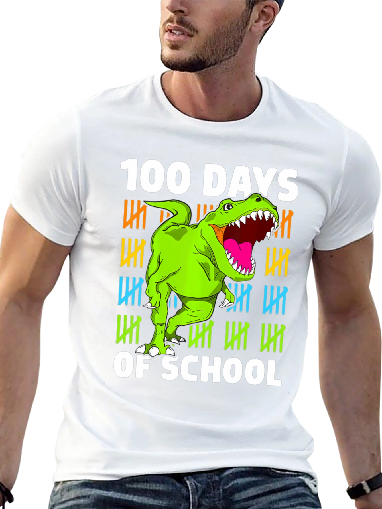 100 Days of School Dinosaur T-Shirt