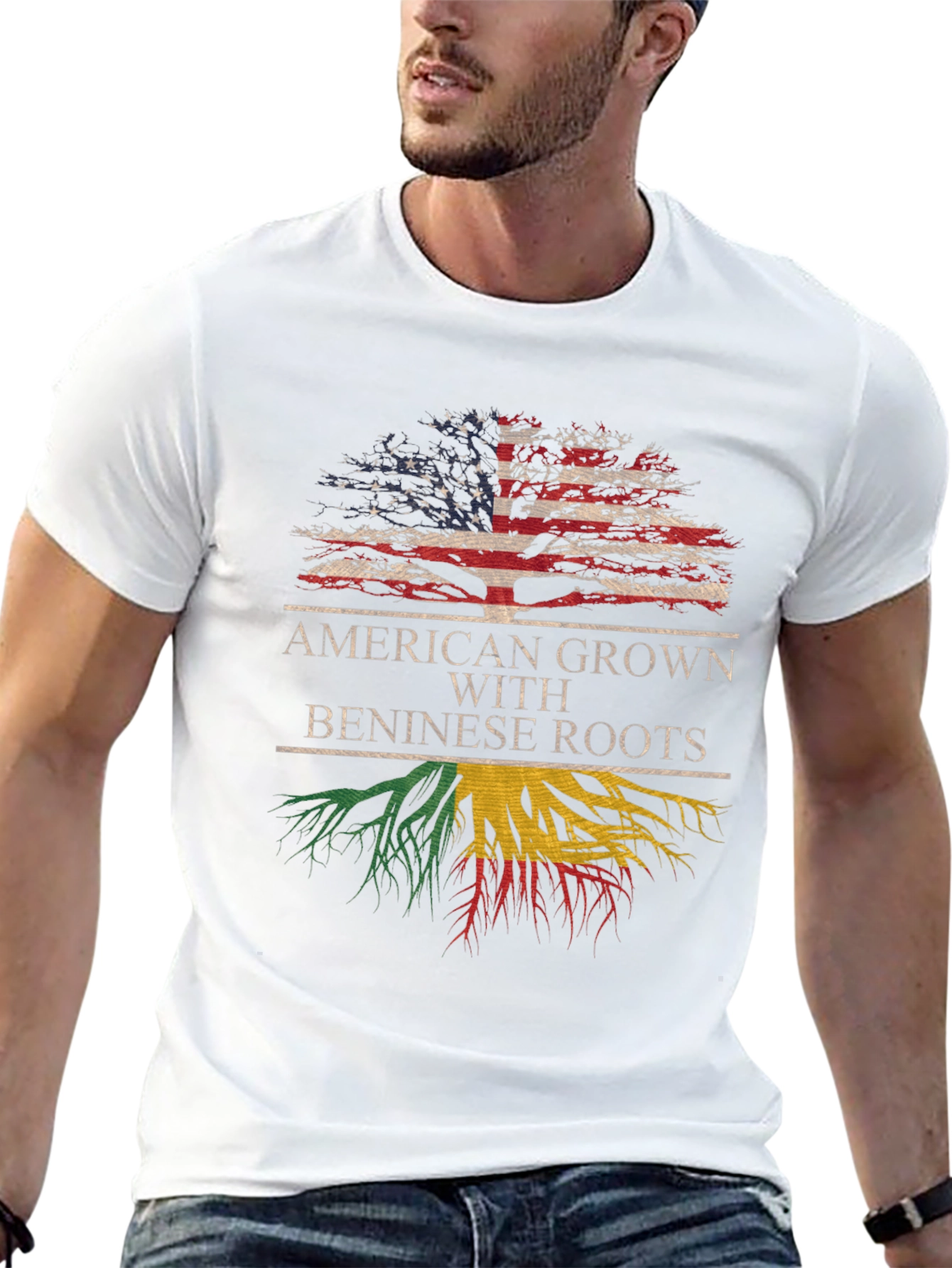 American Grown Beninese Roots T-Shirt
