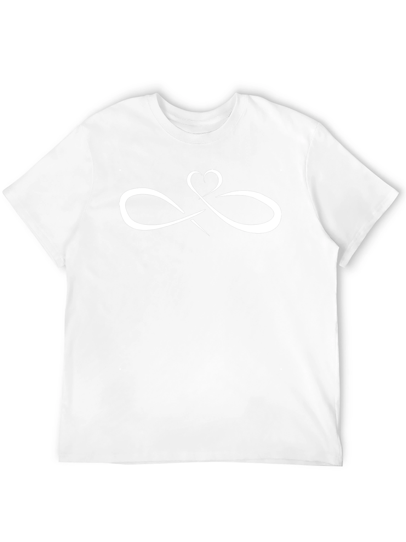 Heart Infinity Graphic Tee - Trendy Casual Top