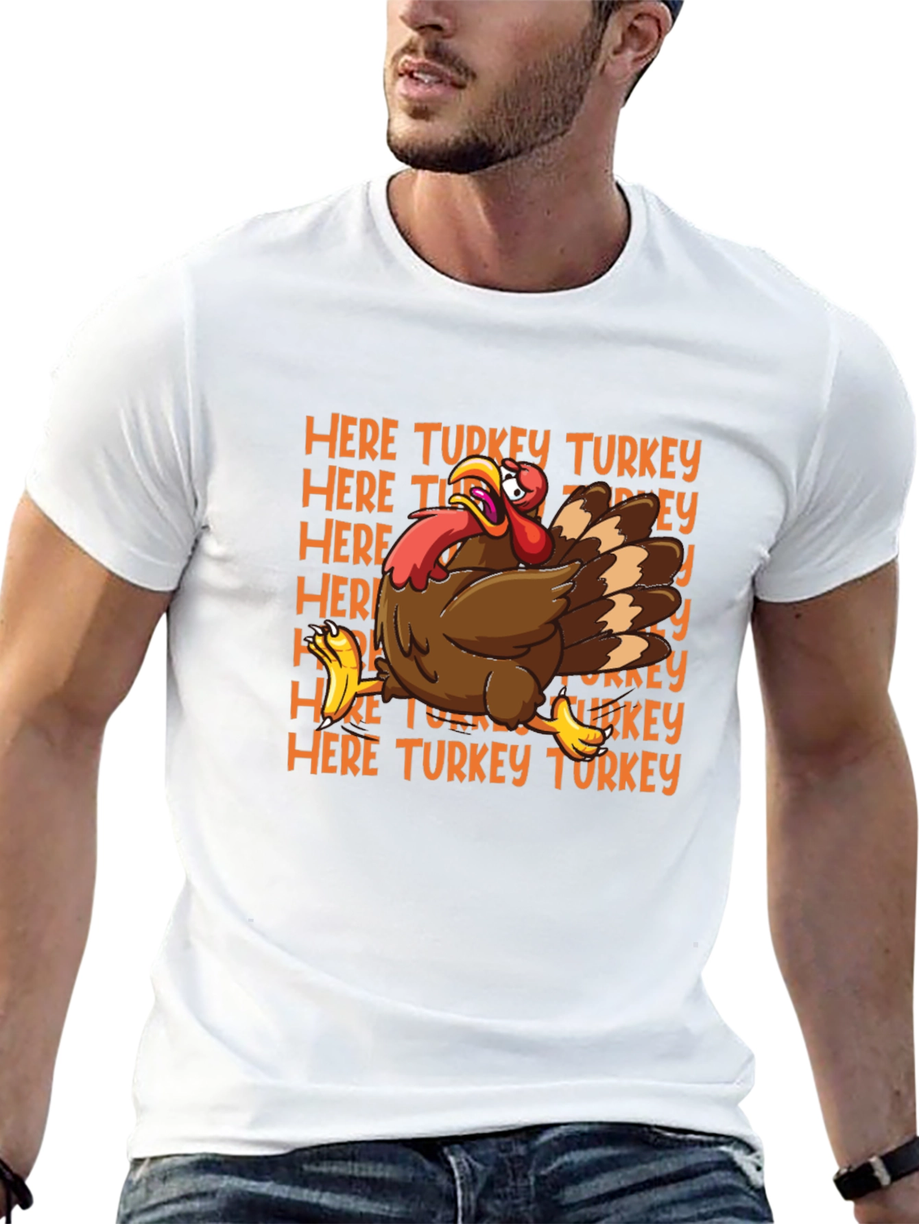 Here Turkey Graphic T-Shirt