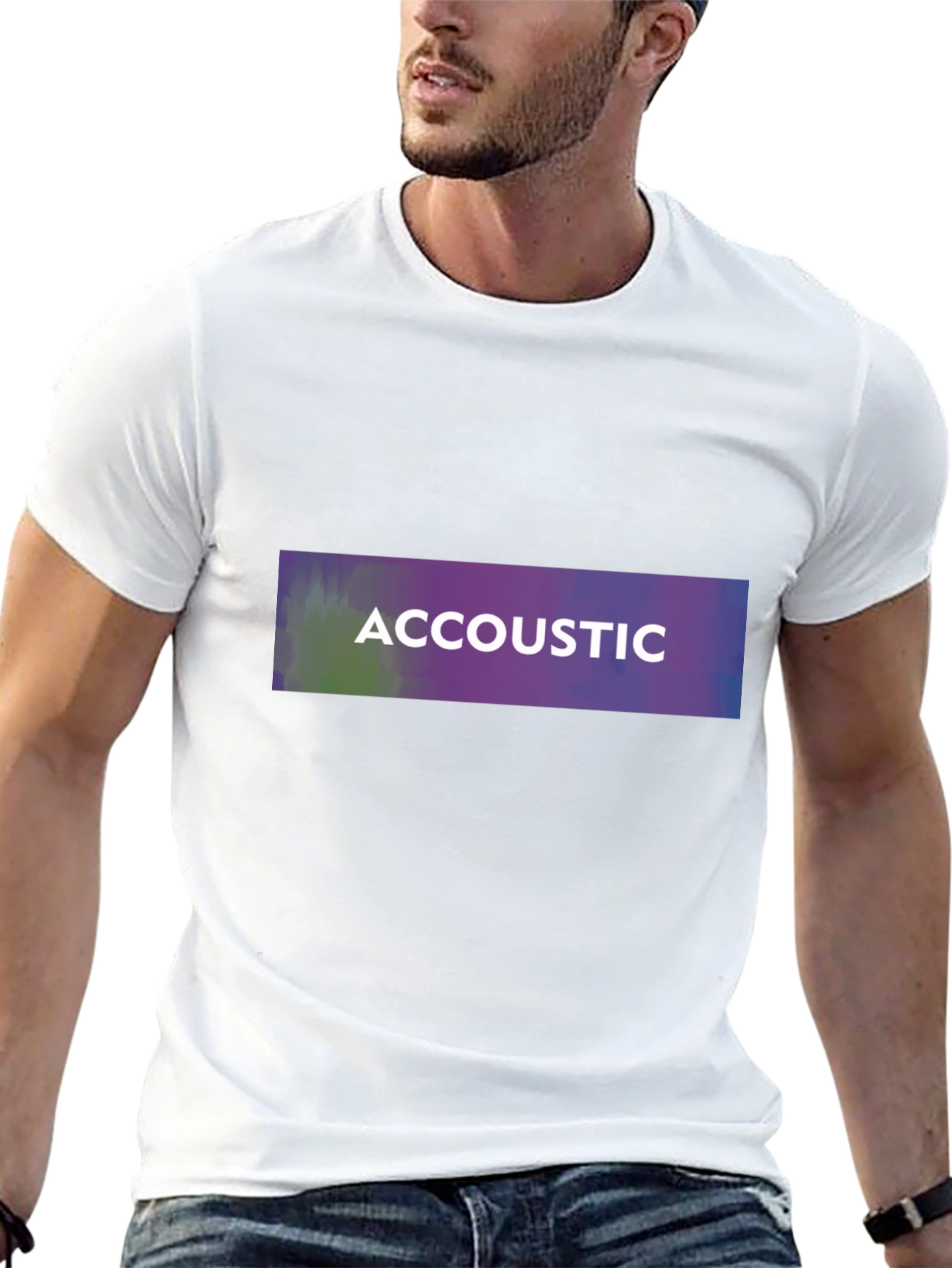 Accoustic Graphic Tee - Modern Style