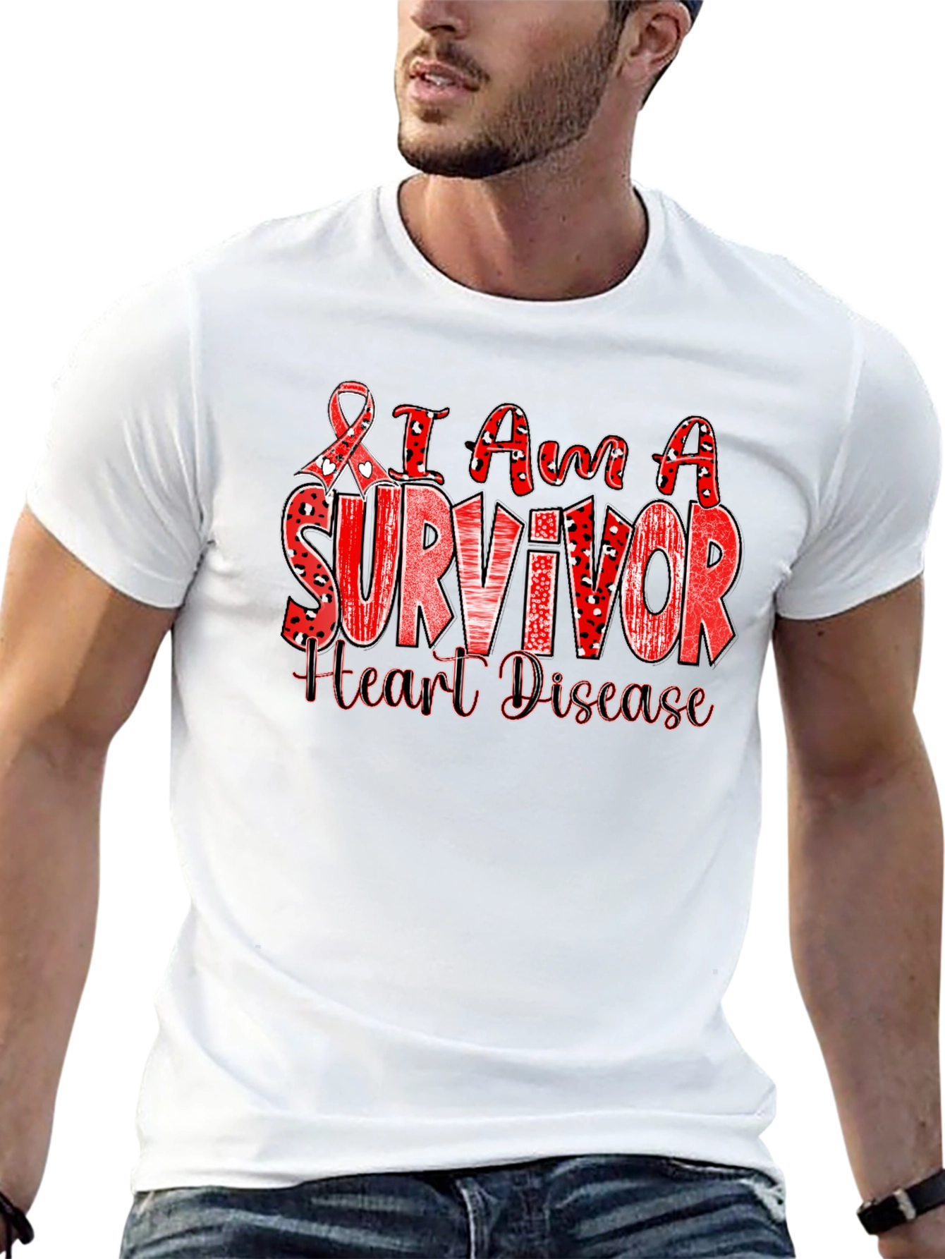 I Am A Survivor Heart Disease Awareness T-Shirt