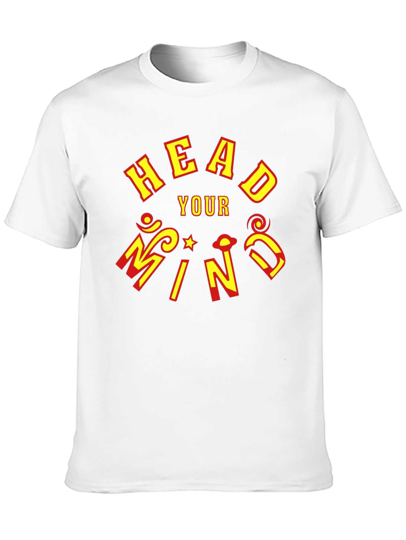 Head Your Mind Graphic Black T-Shirt