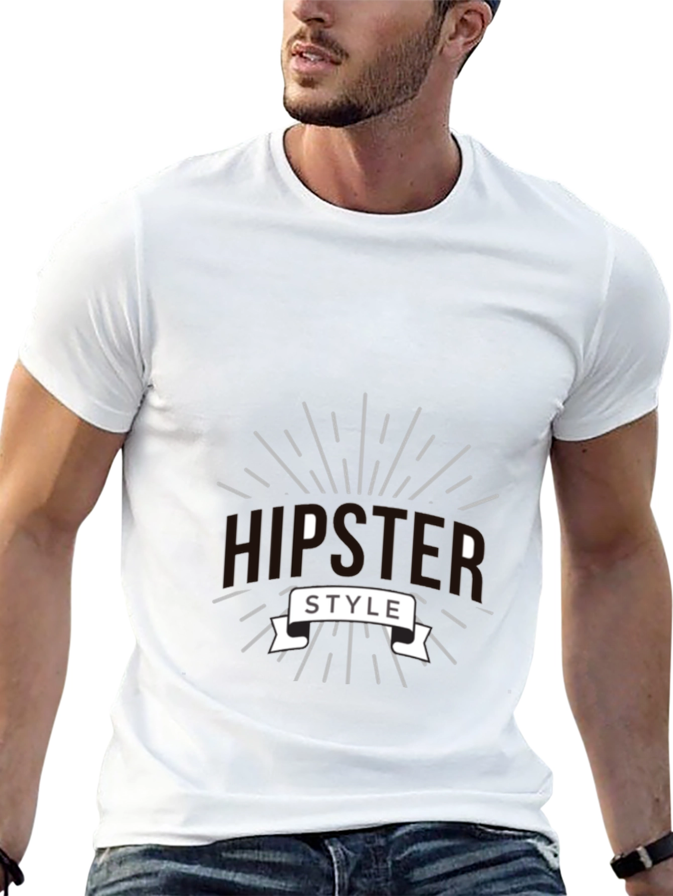 Hipster Style Graphic Tee - Modern Fashion