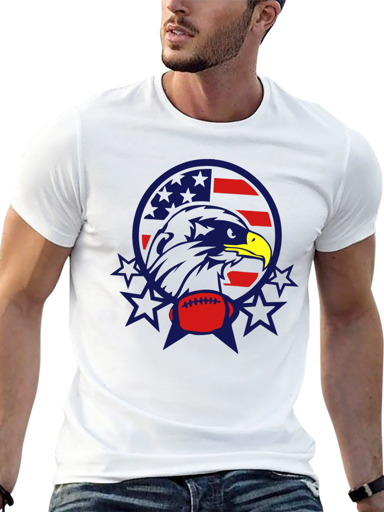 American Eagle Football T-Shirt