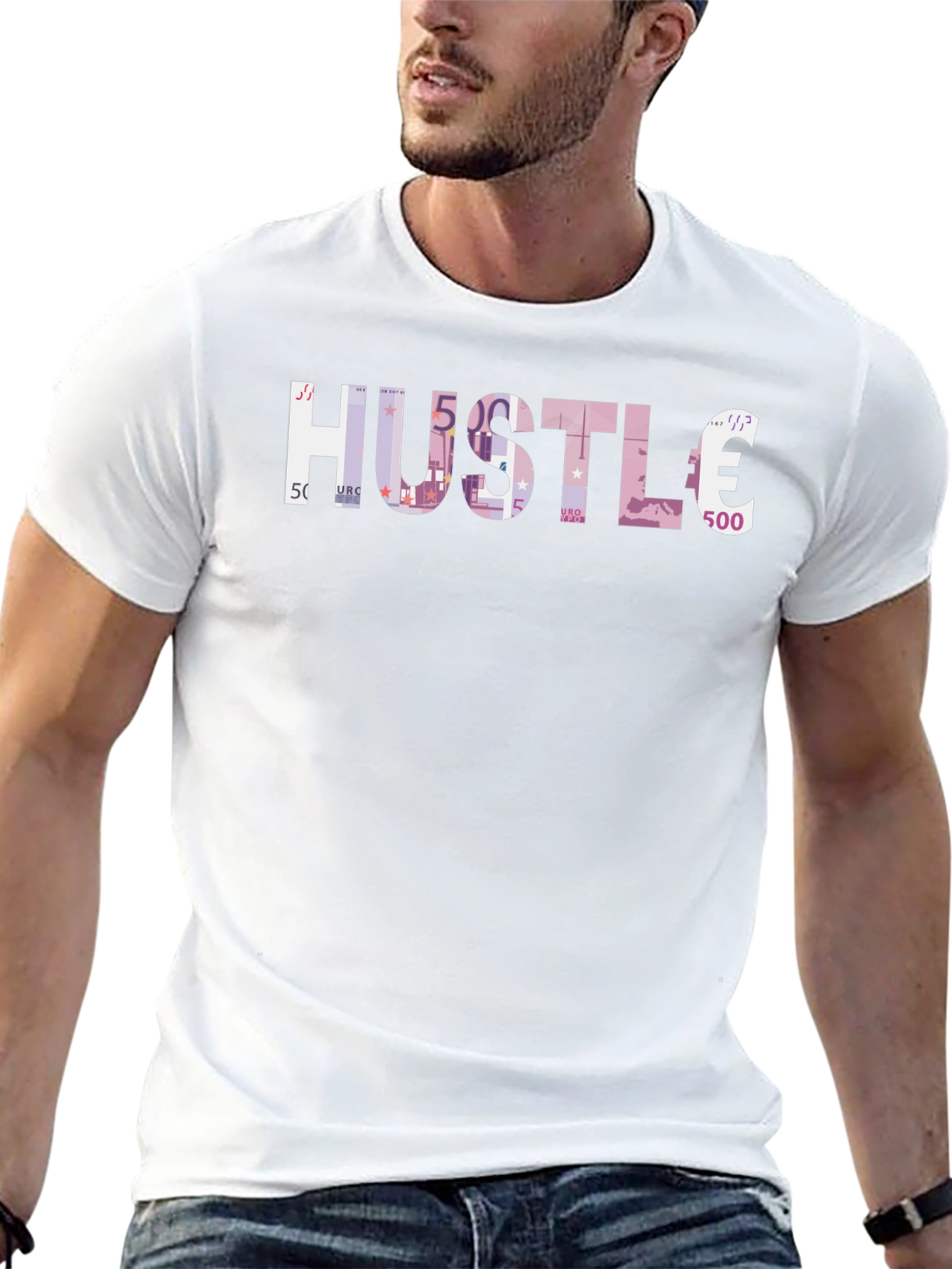 Hustle Money Euro Black T-Shirt
