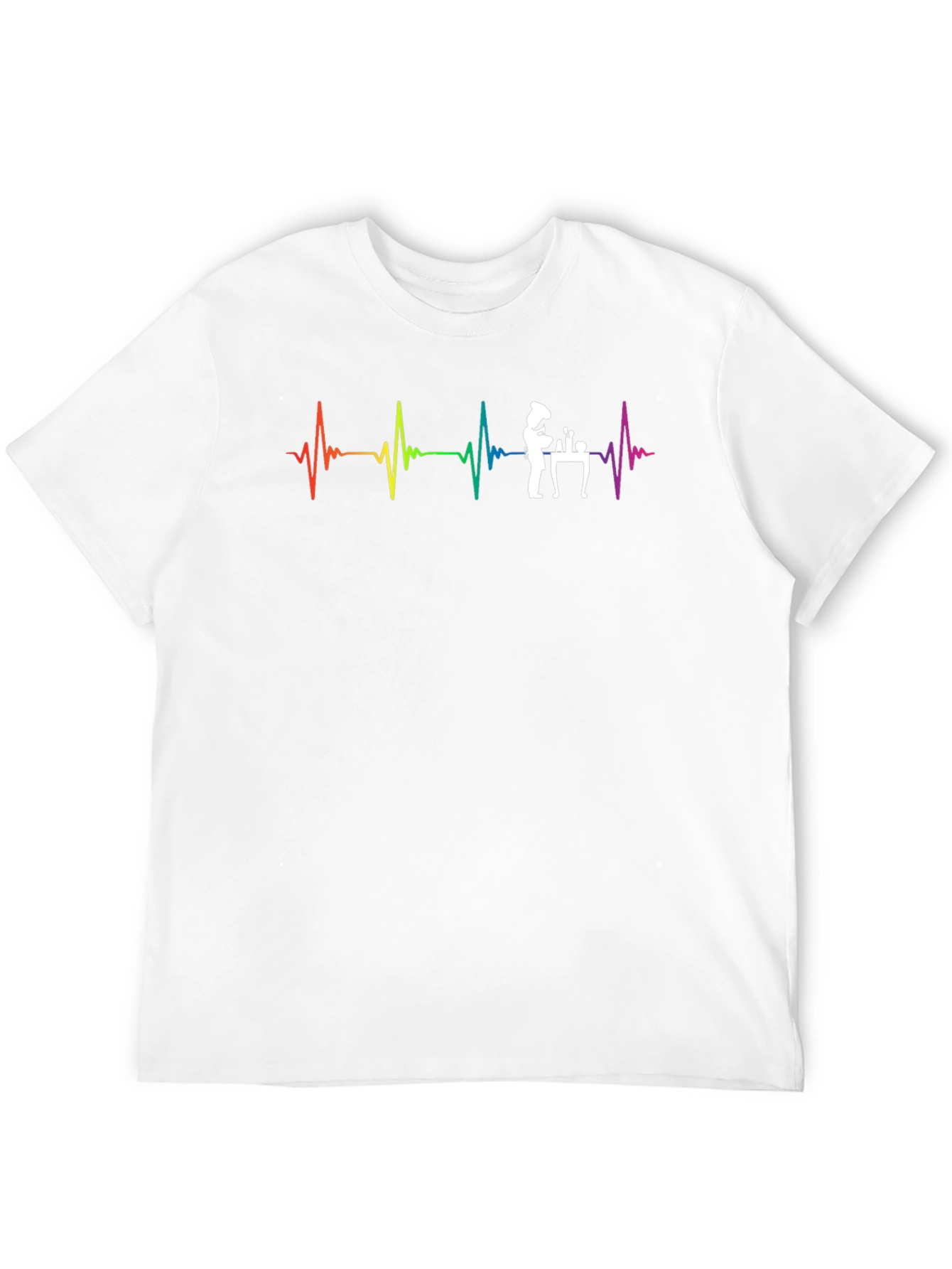 Heartbeat Chef T-Shirt - Culinary Passion Tee