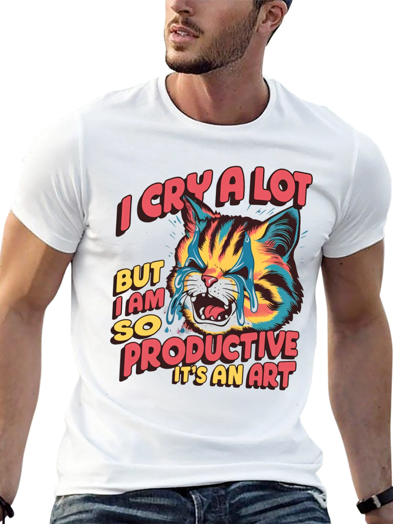I Cry a Lot But Im Productive T-Shirt