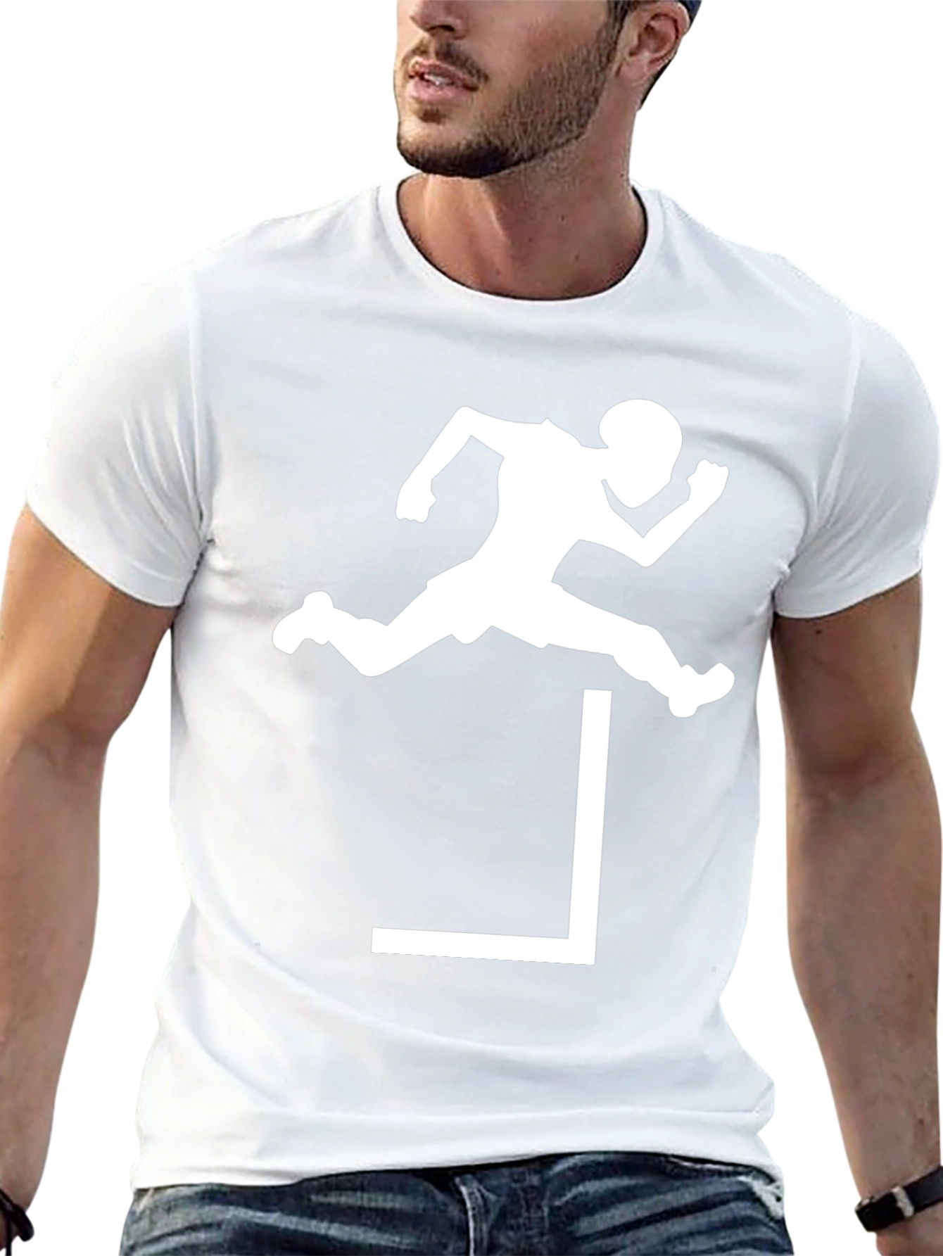 Hurdler Graphic Tee - Athletic Style