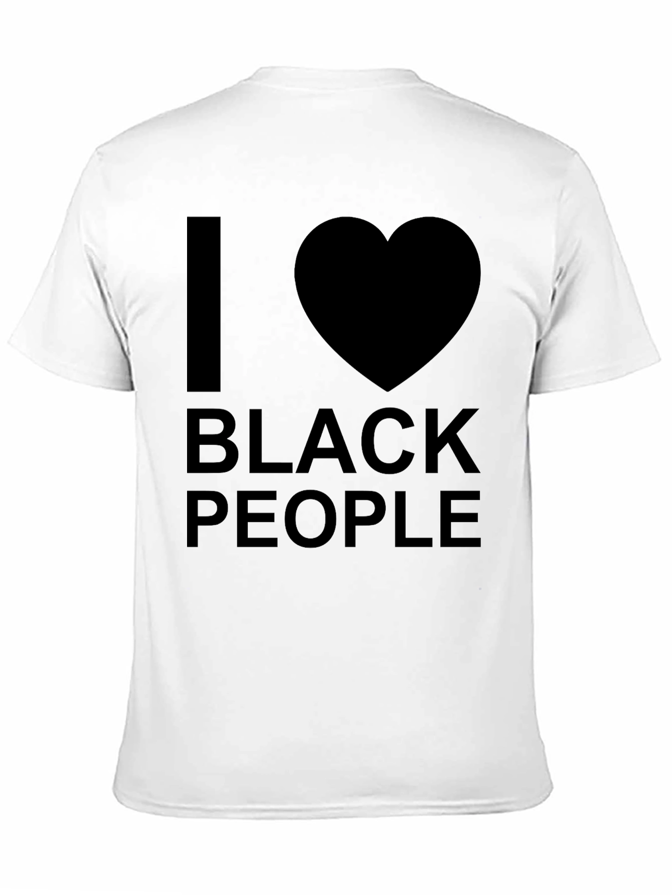 I Heart Black People T-Shirt - Black Graphic Tee