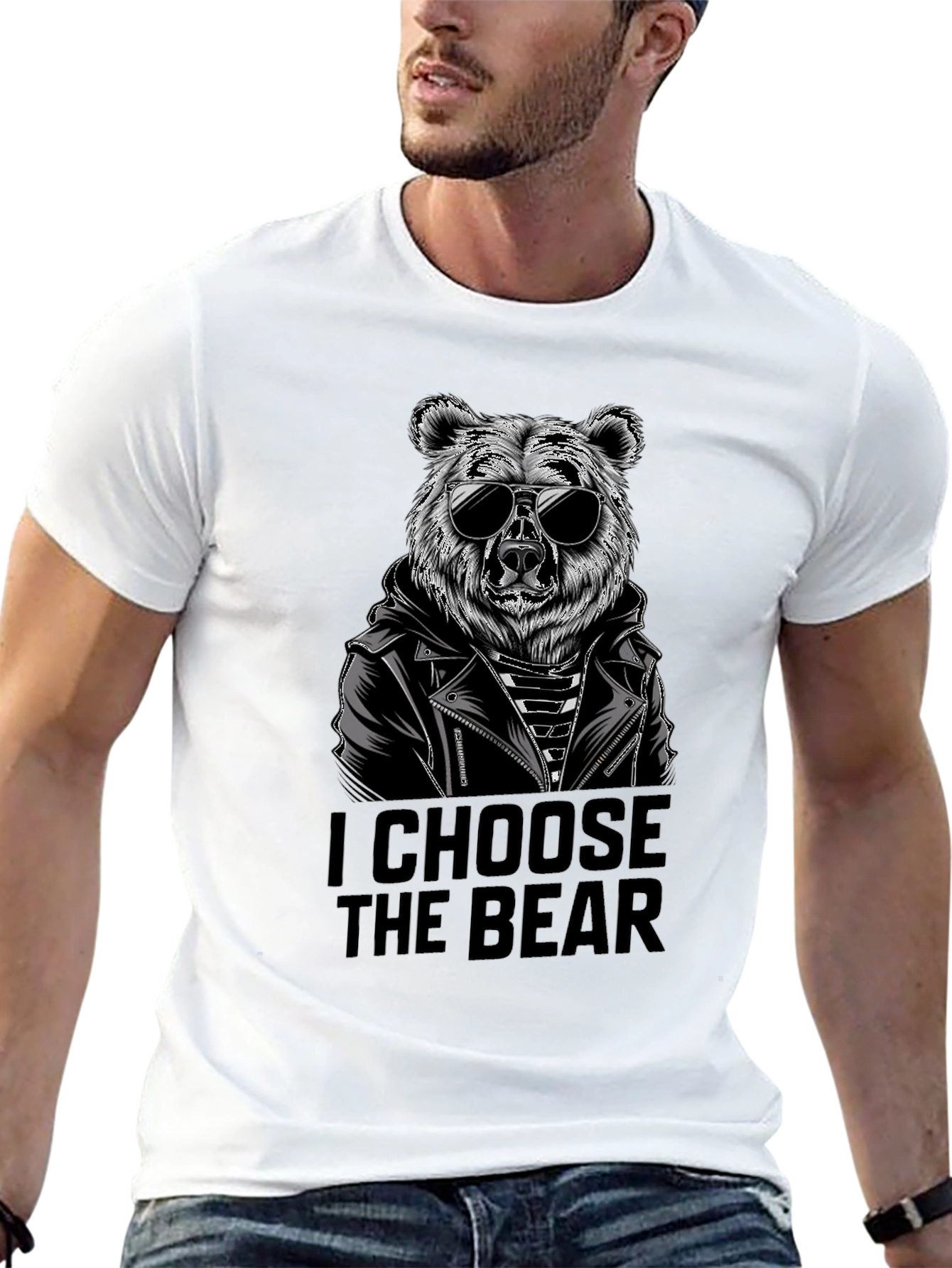 I Choose The Bear Graphic T-Shirt