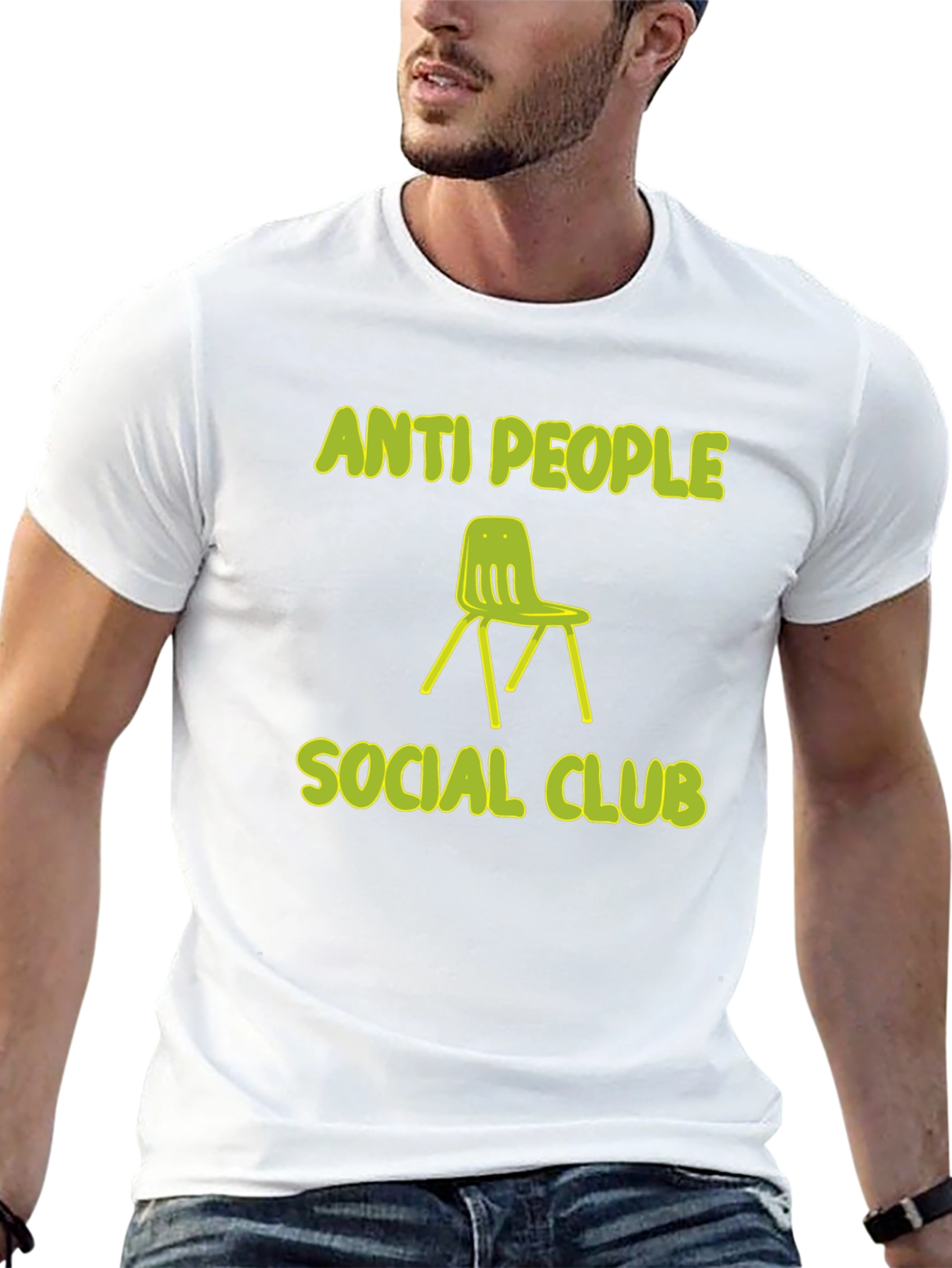 Anti People Social Club Graphic Tee - Novelty T-Shirt