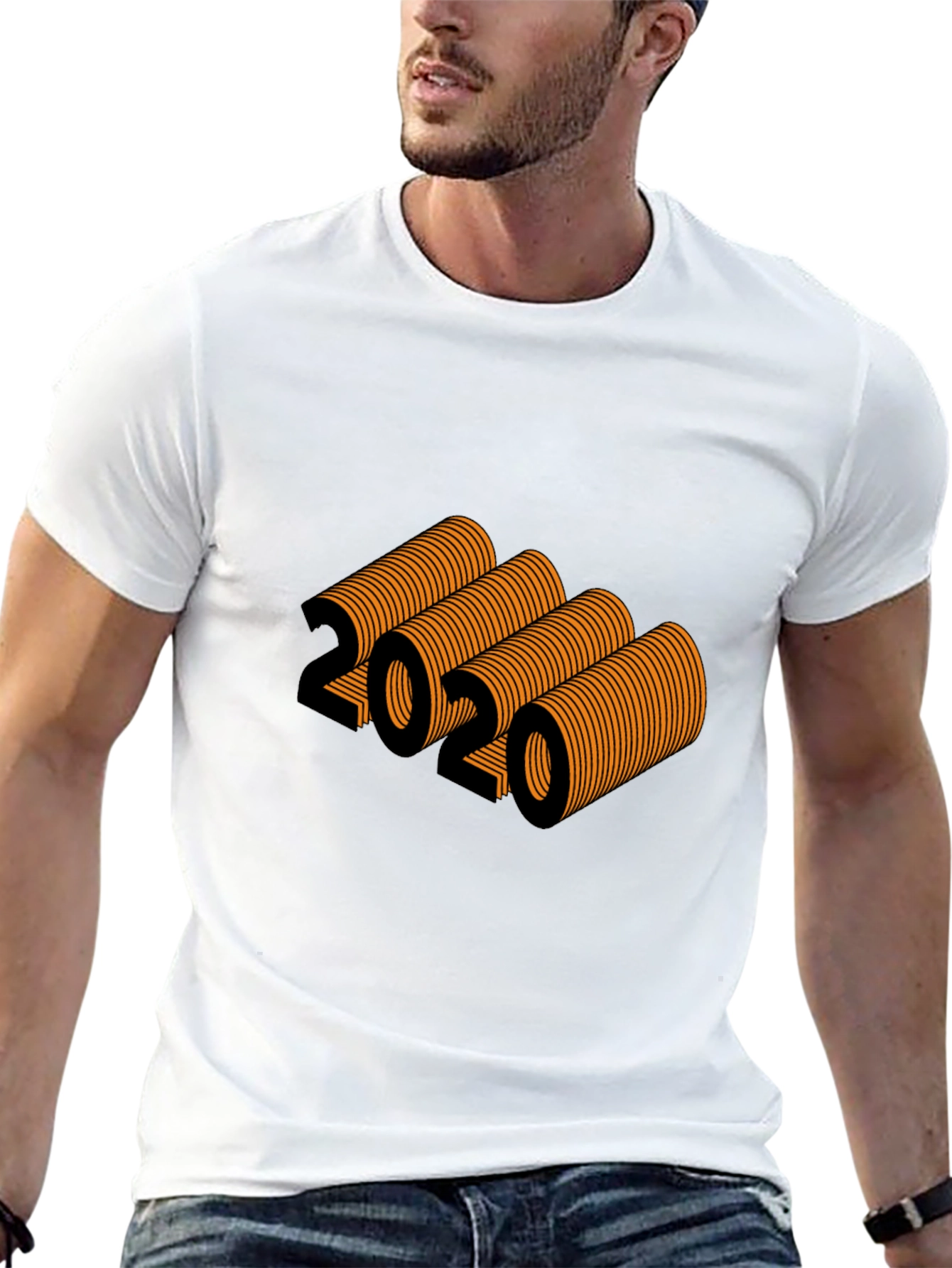 2020 Graphic Tee - Black Short Sleeve