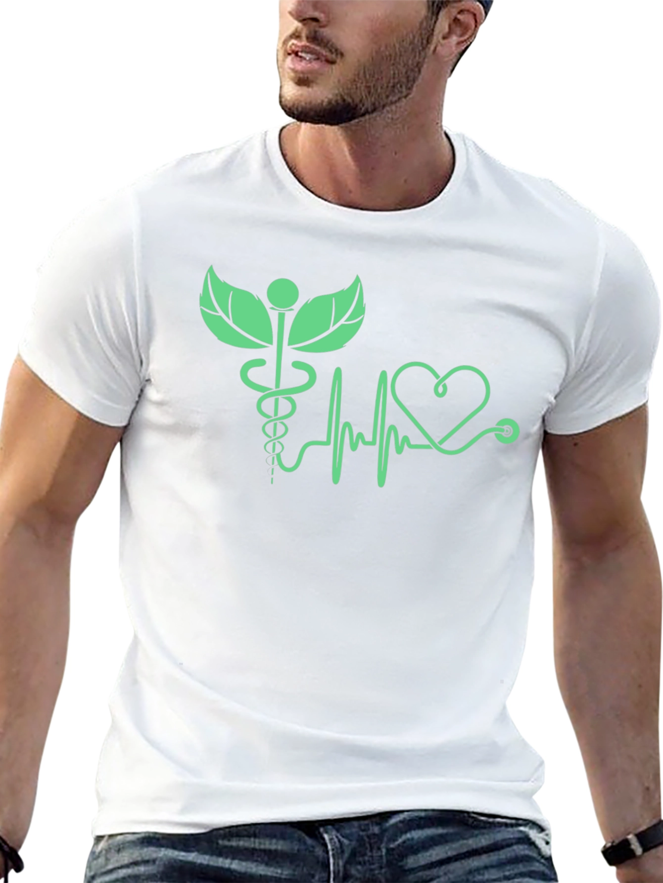 Herbal Medicine Heartbeat T-Shirt