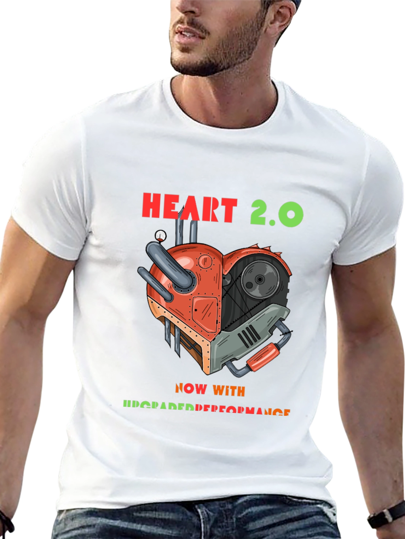 Heart 2.0 Upgraded Performance Graphic Tee