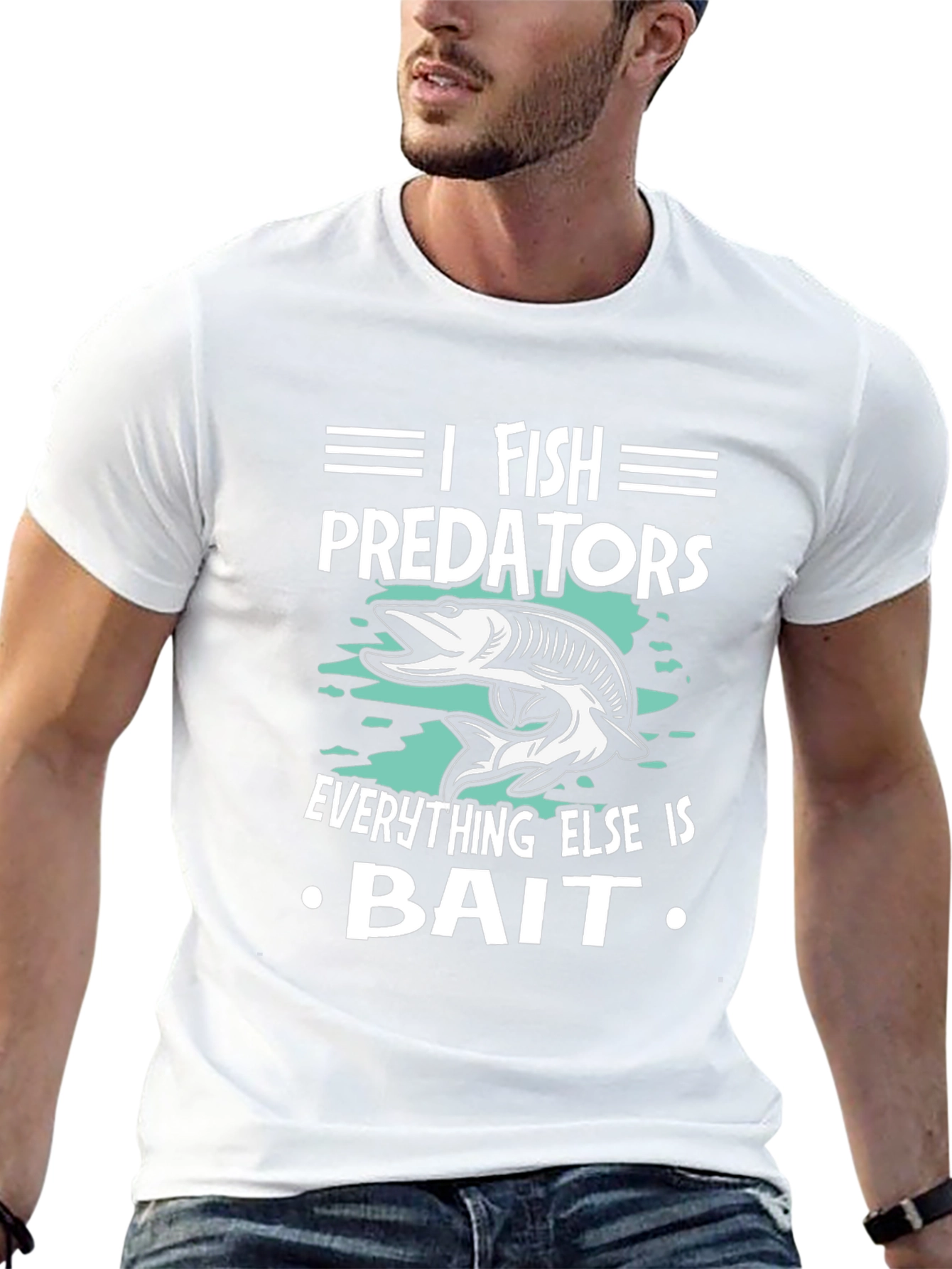 I Fish Predators T-Shirt - Funny Fishing Tee