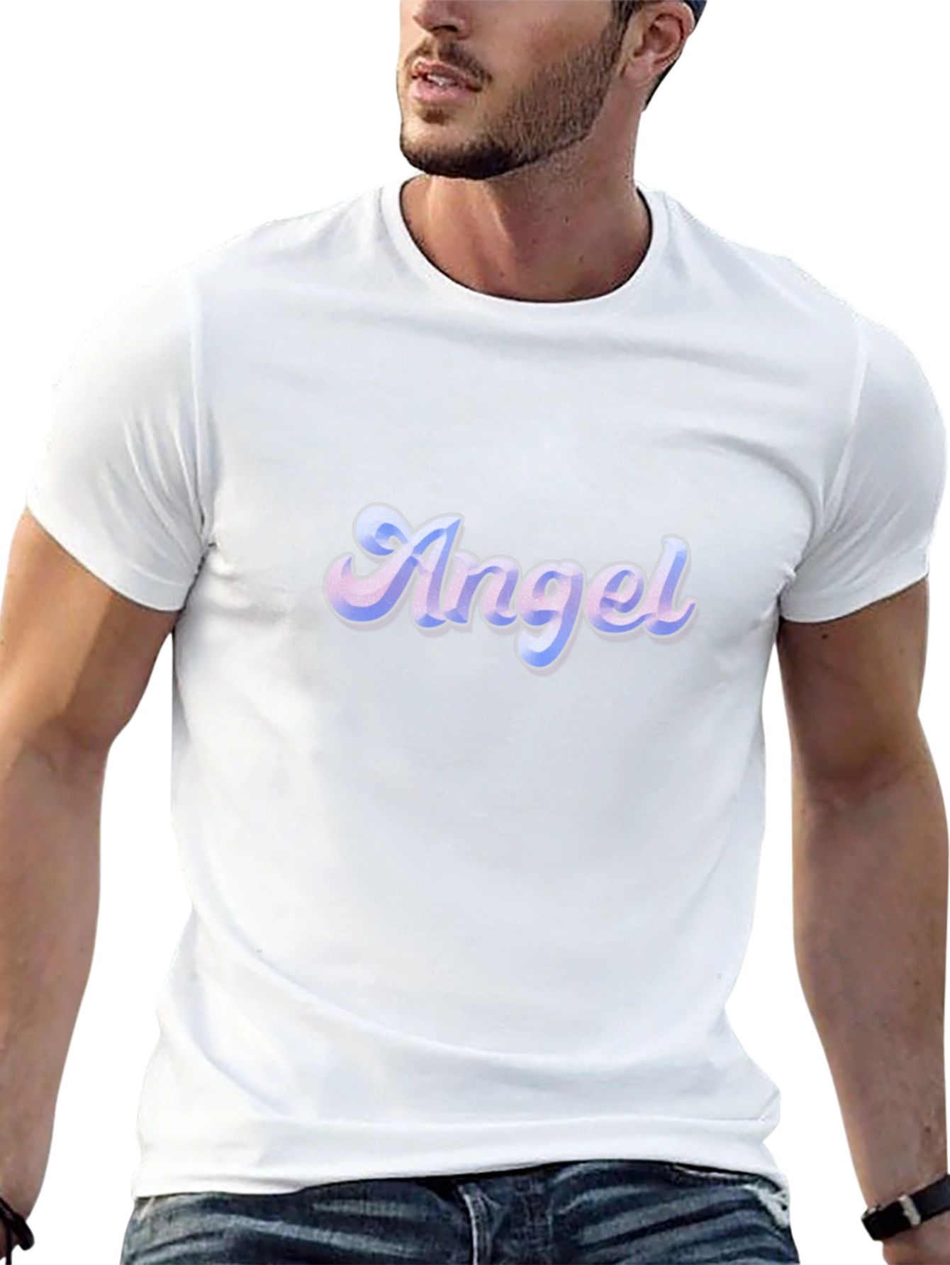 Angel Graphic Black T-Shirt