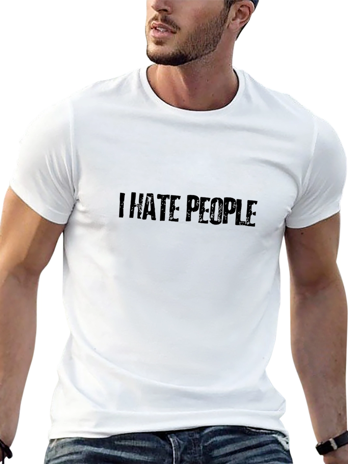 I Hate People T-Shirt - Bold Statement Tee