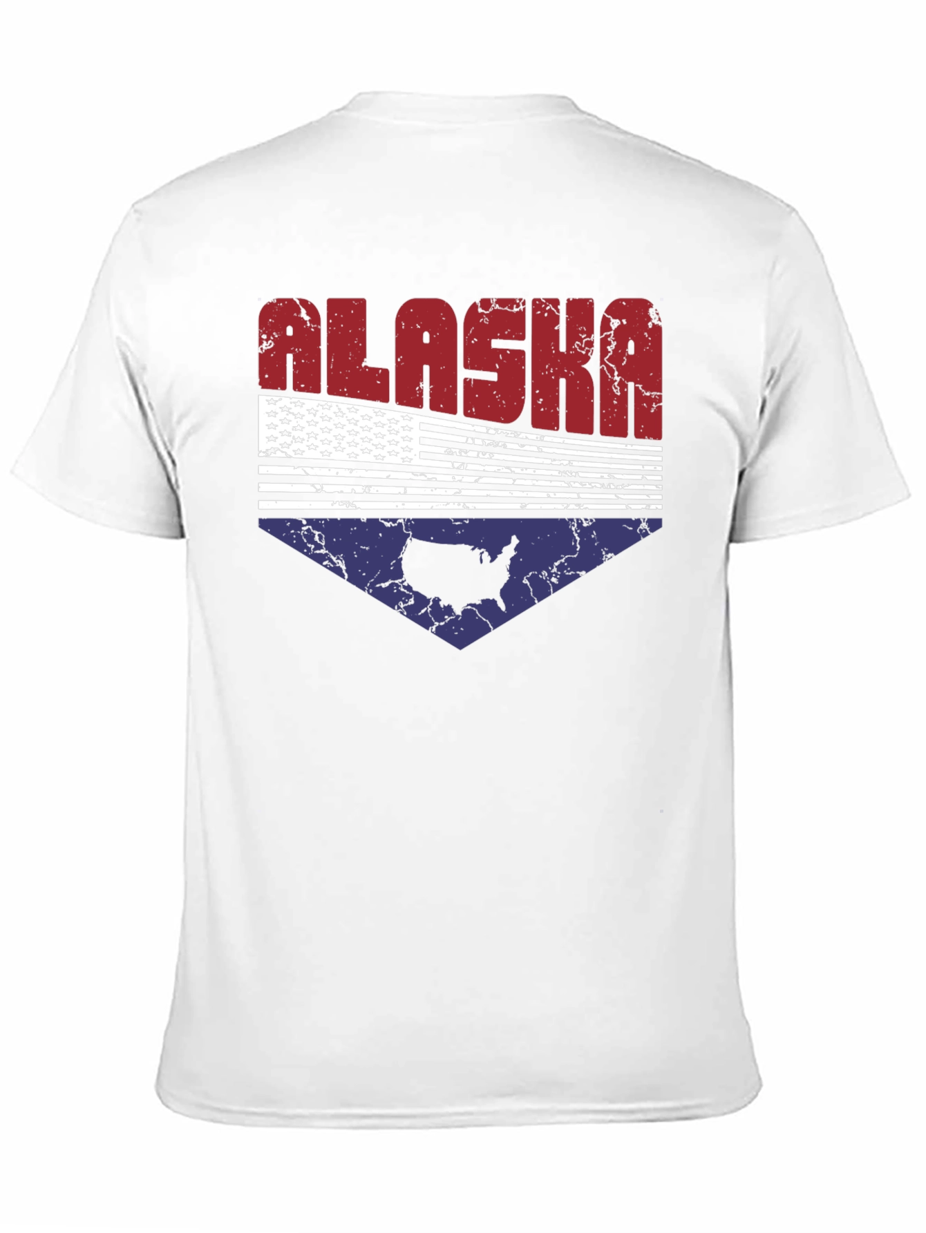 Alaska Patriotic Graphic T-Shirt