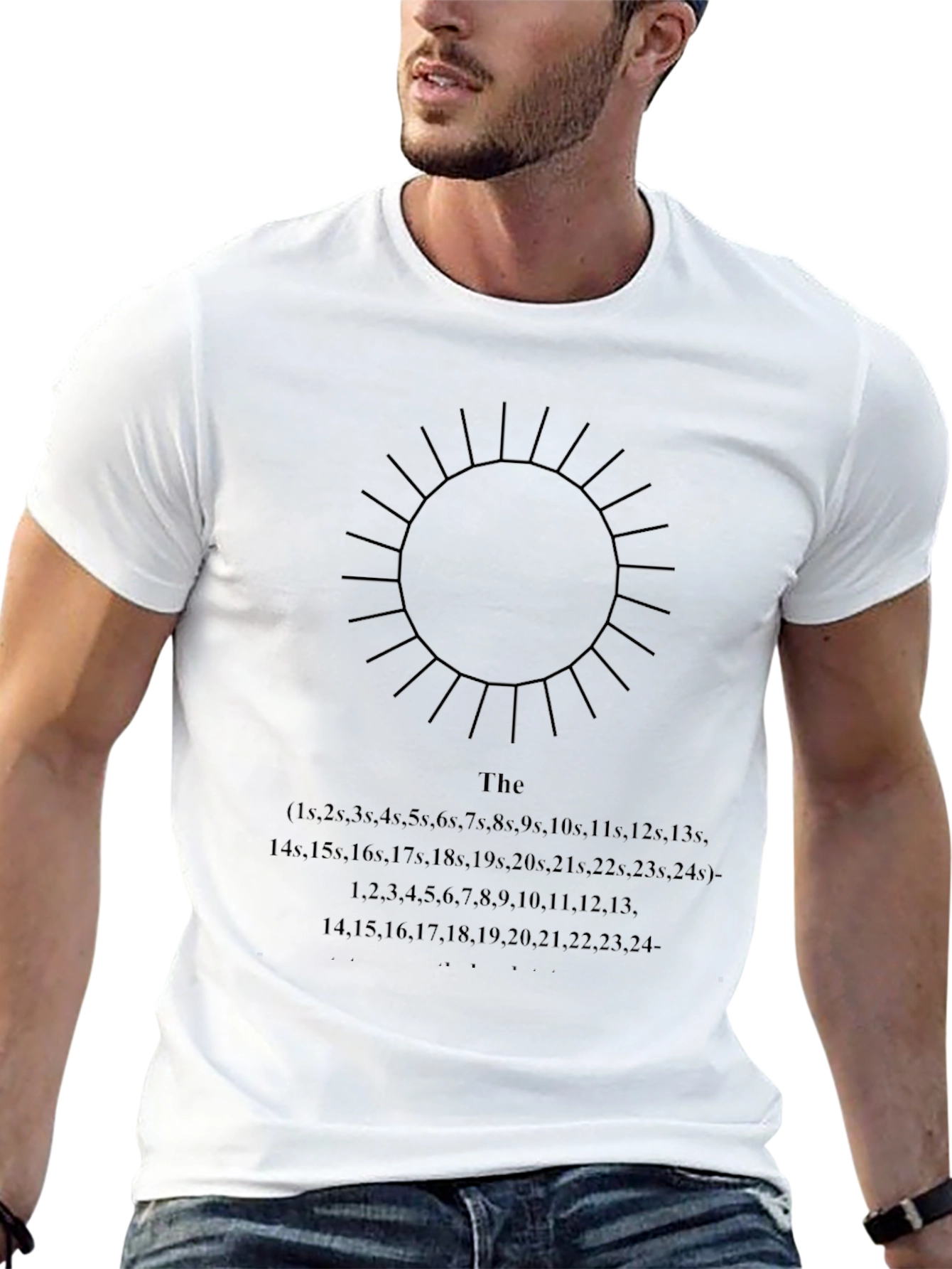 Abstract Design Black T-Shirt