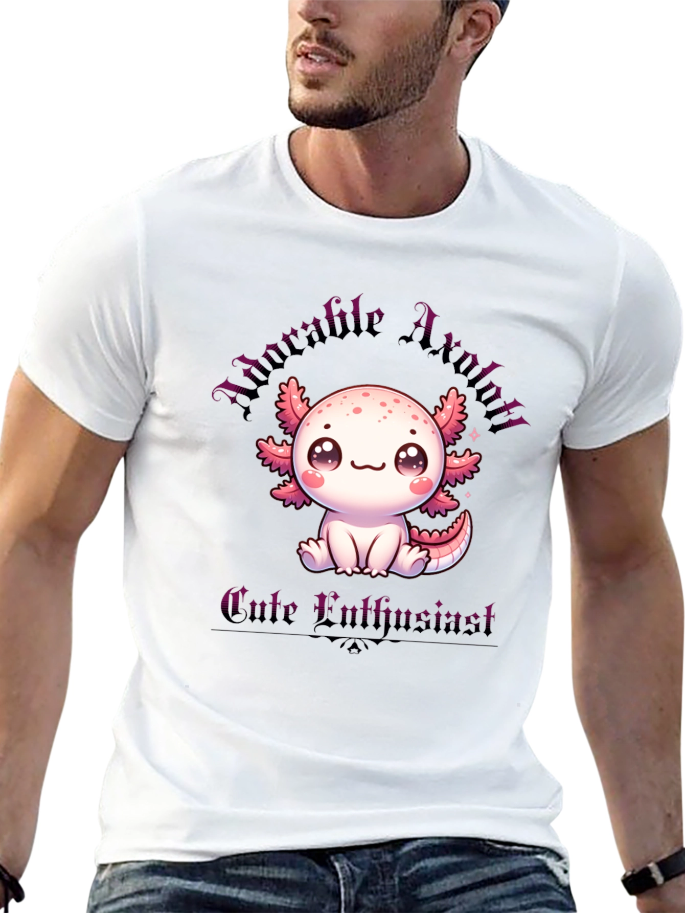Adorable Axolotl T-Shirt - Cute Luthrine