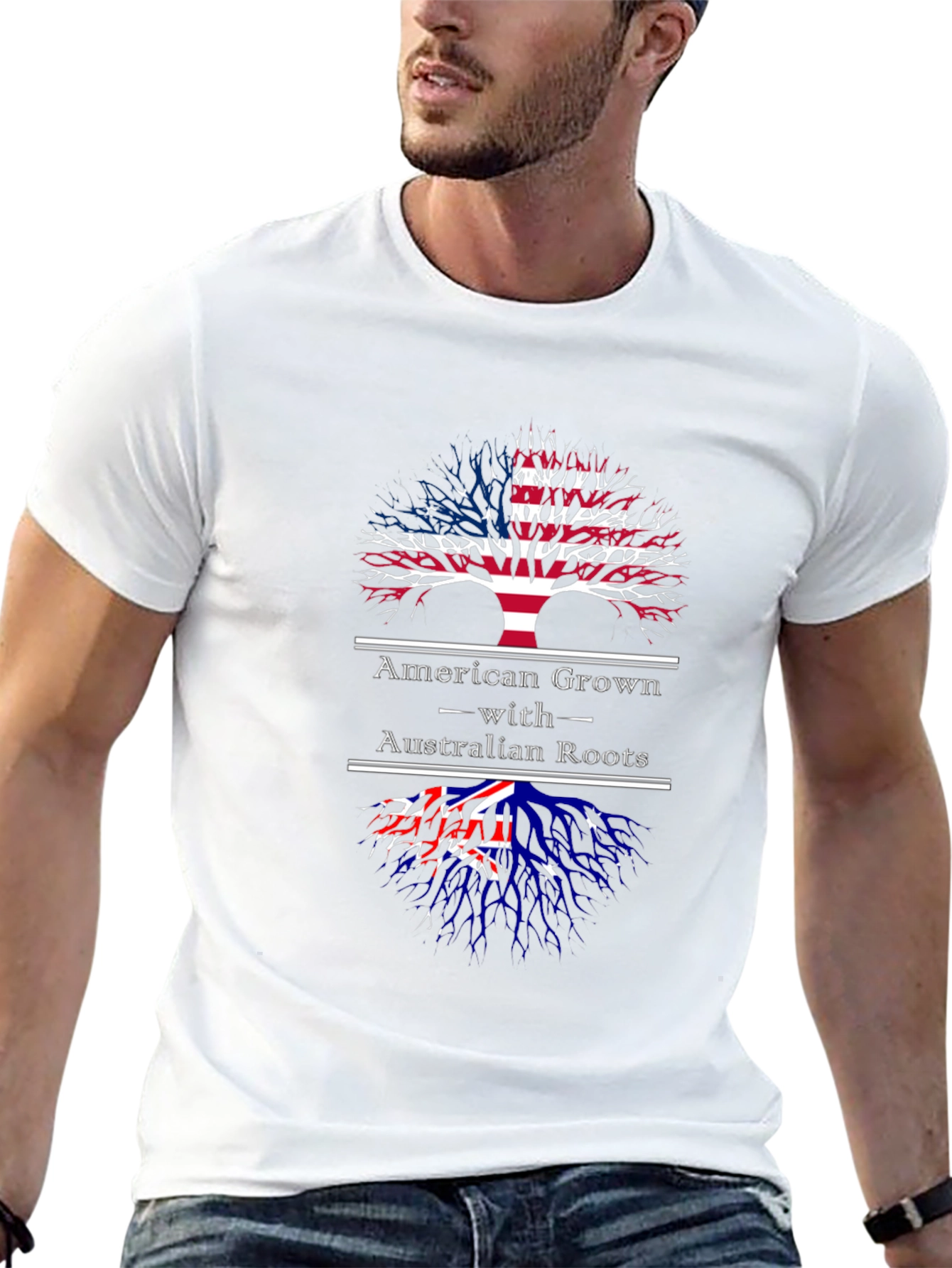 American Grown with Australian Roots T-Shirt