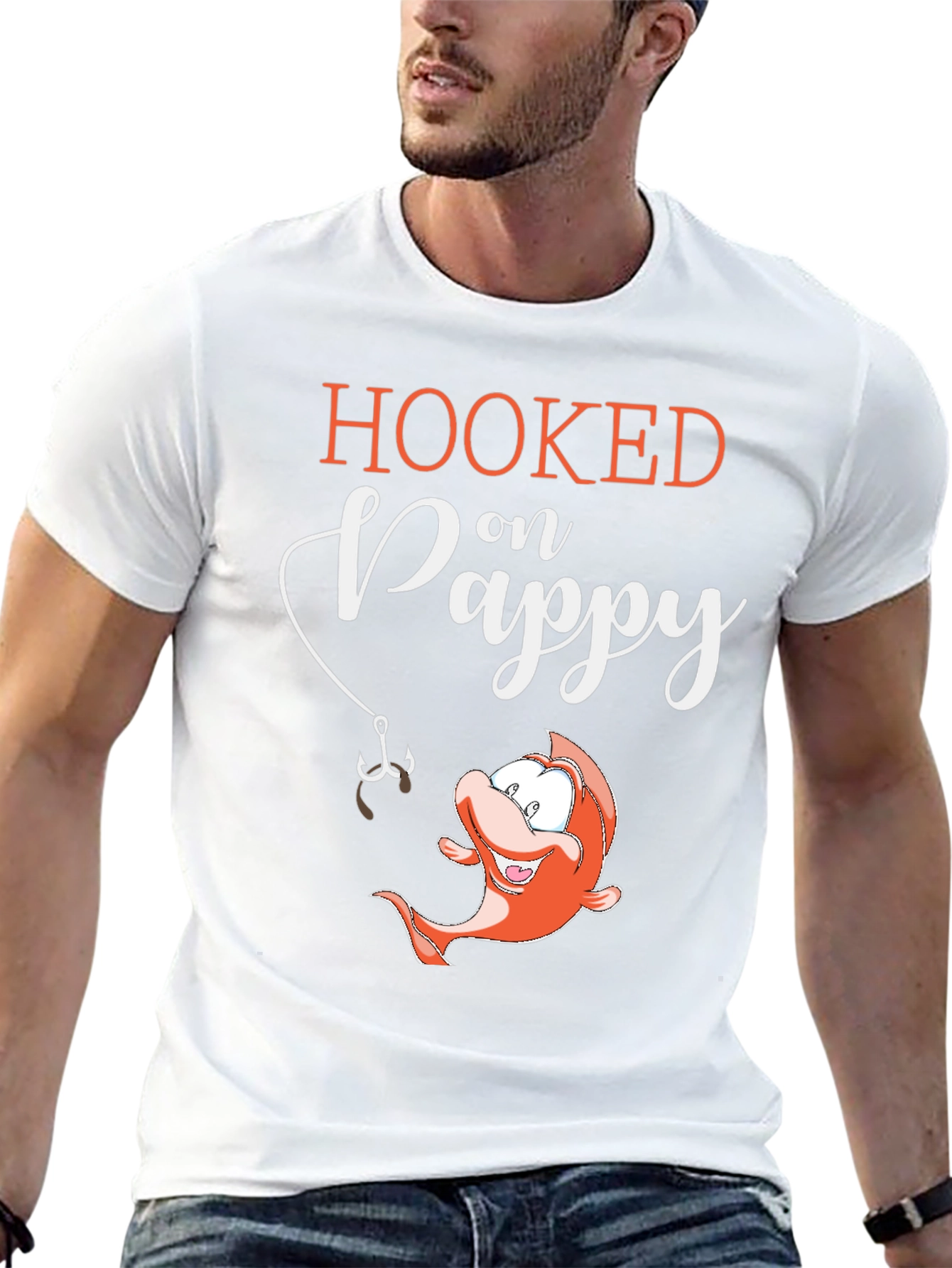 Hooked on Pappy Mens T-Shirt