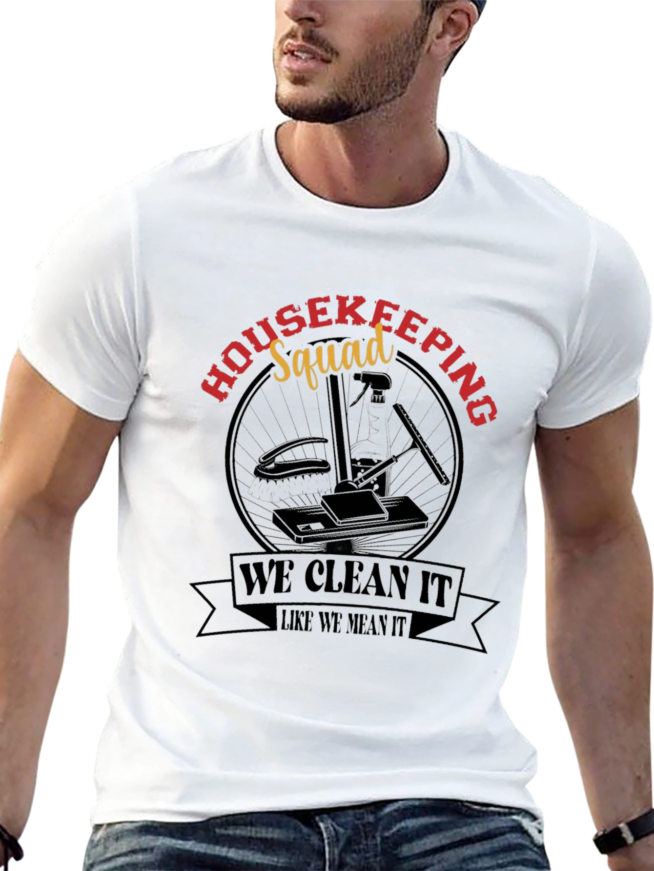 Housekeeping Squad T-Shirt - Cleaning Crew Apparel