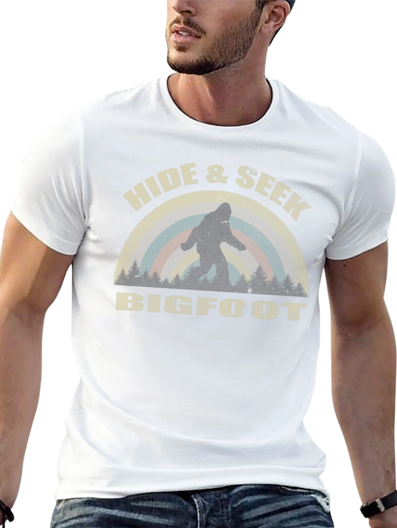 Hide & Seek Bigfoot T-Shirt - Adventure Awaits!