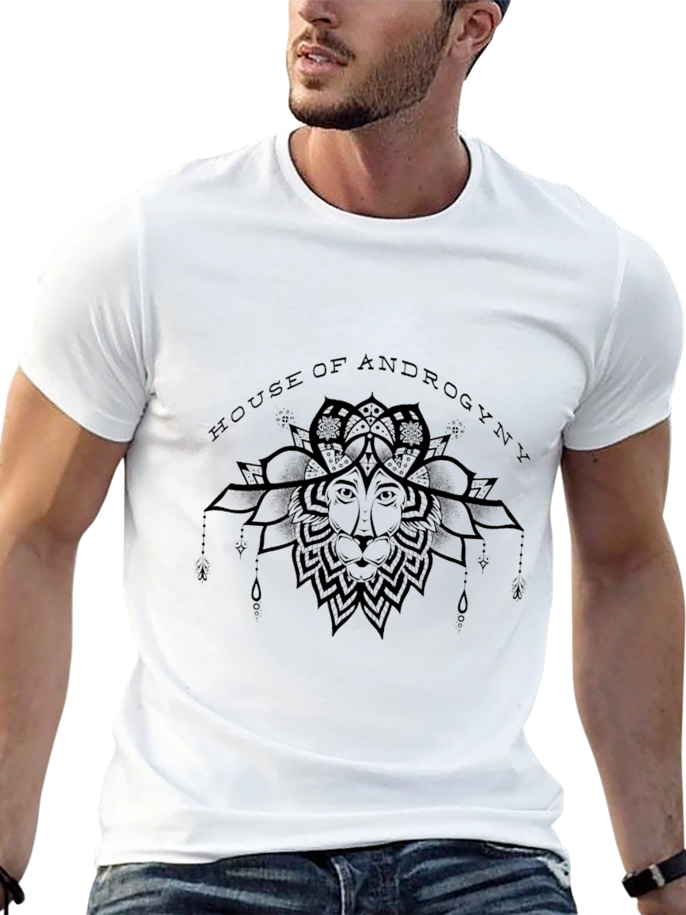 House of Androgyny Black Graphic Tee