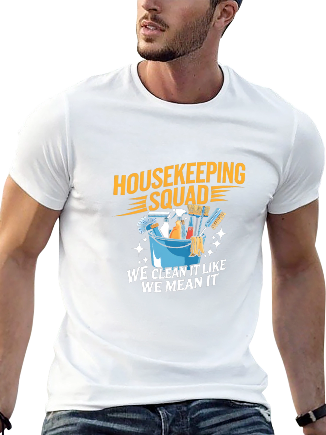 Housekeeping Squad T-Shirt - Clean Like We Mean It!