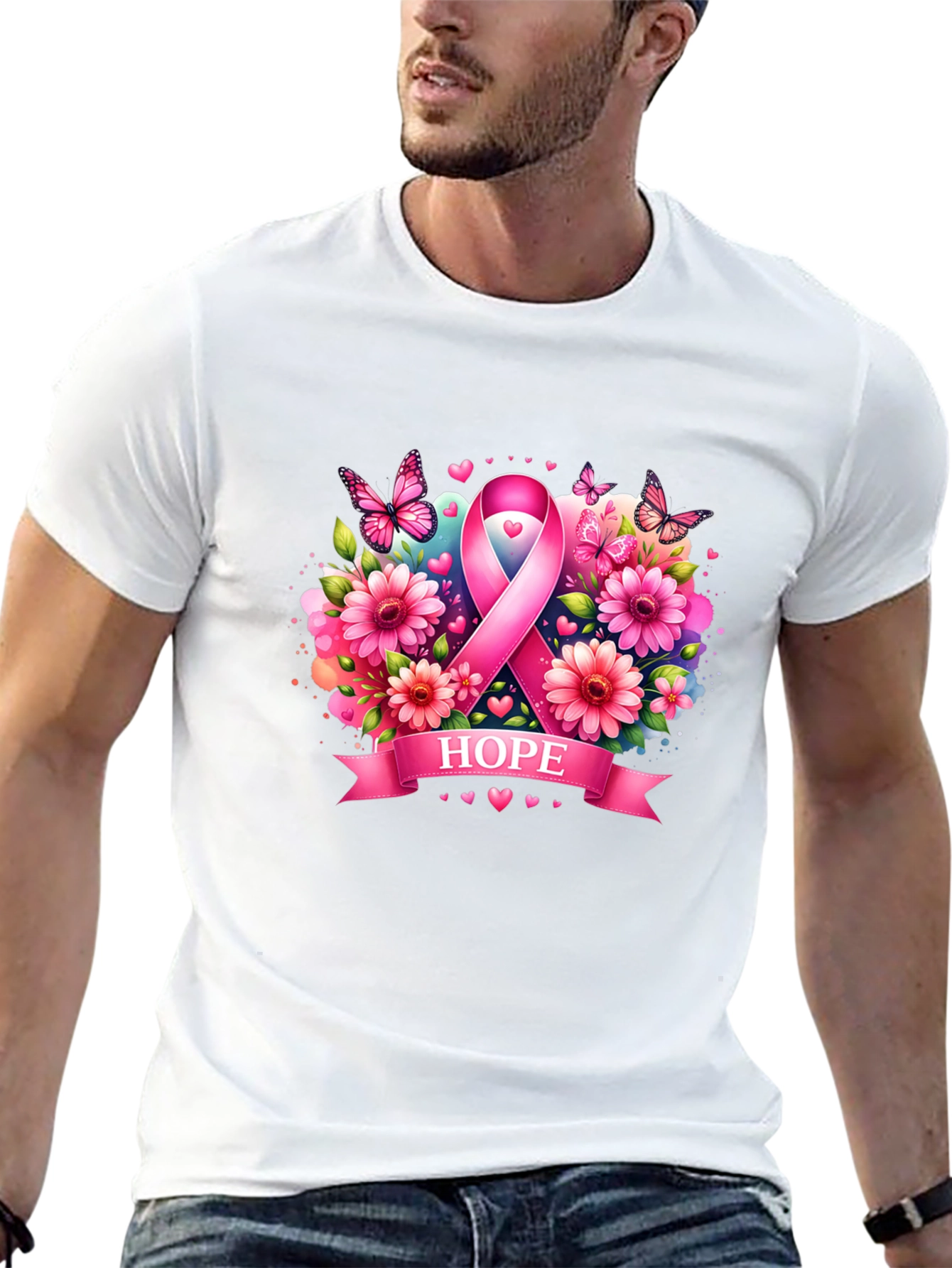 Hope Ribbon Graphic Tee