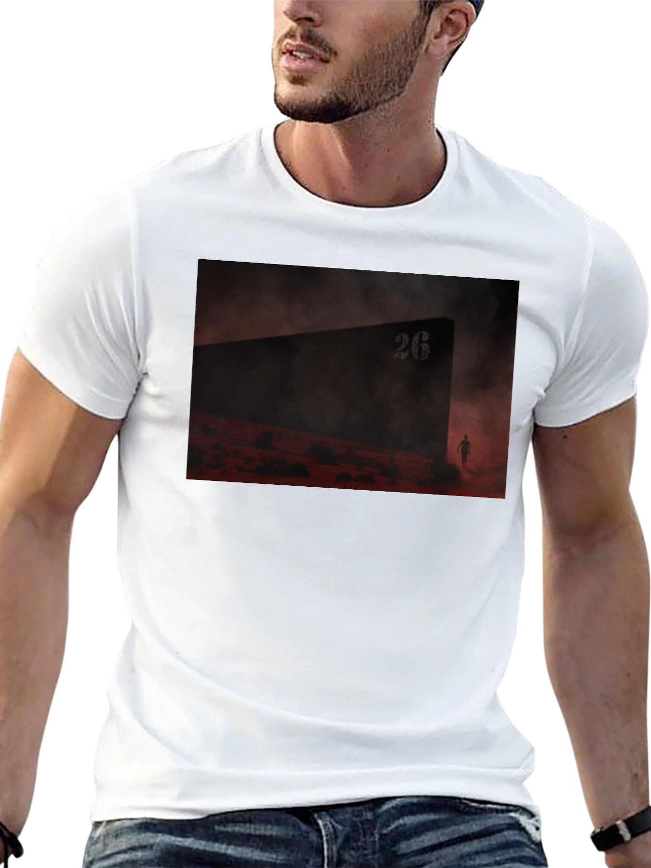 Abstract Landscape Graphic T-Shirt